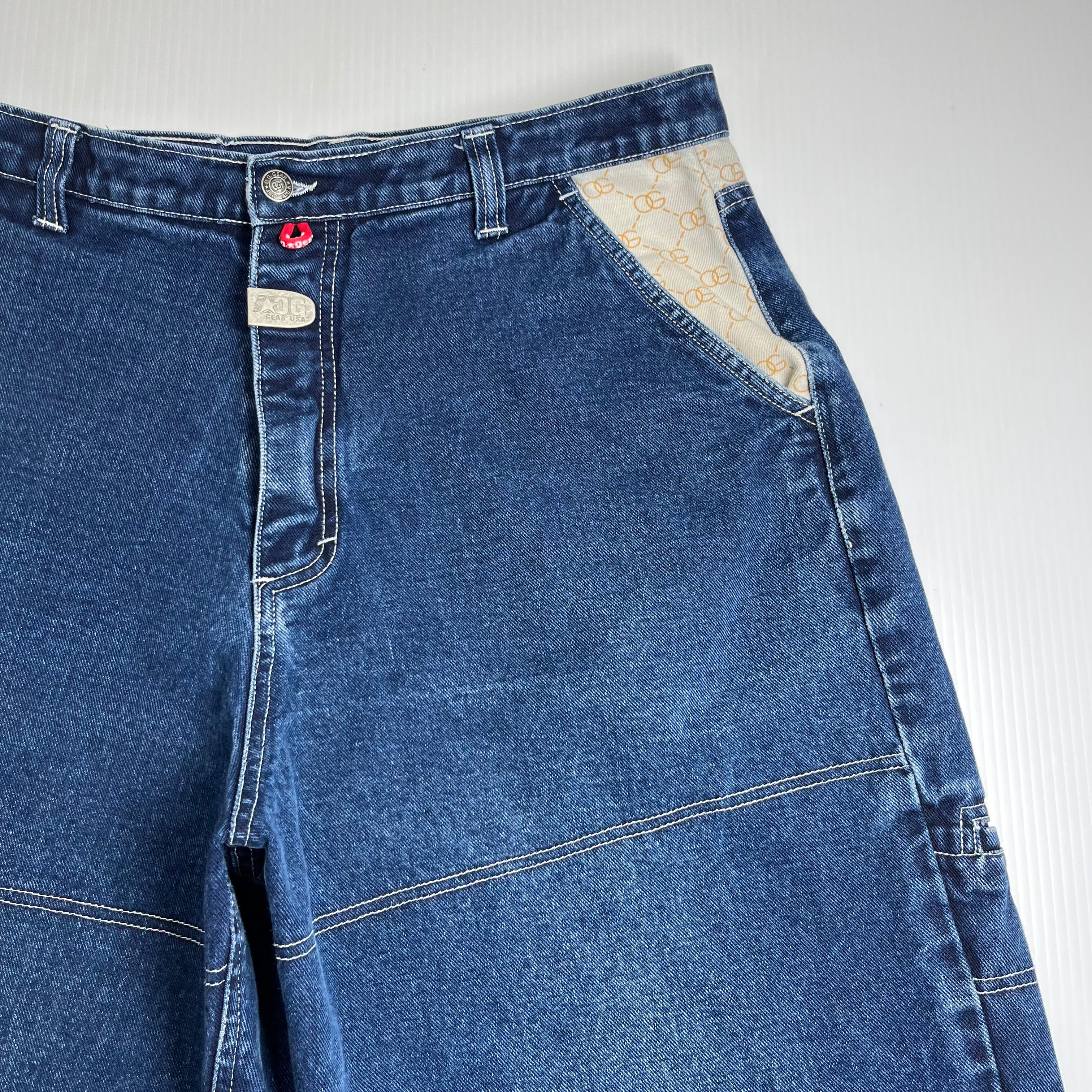 Y2K O.G. Gear USA Baggy Denim Shorts 34