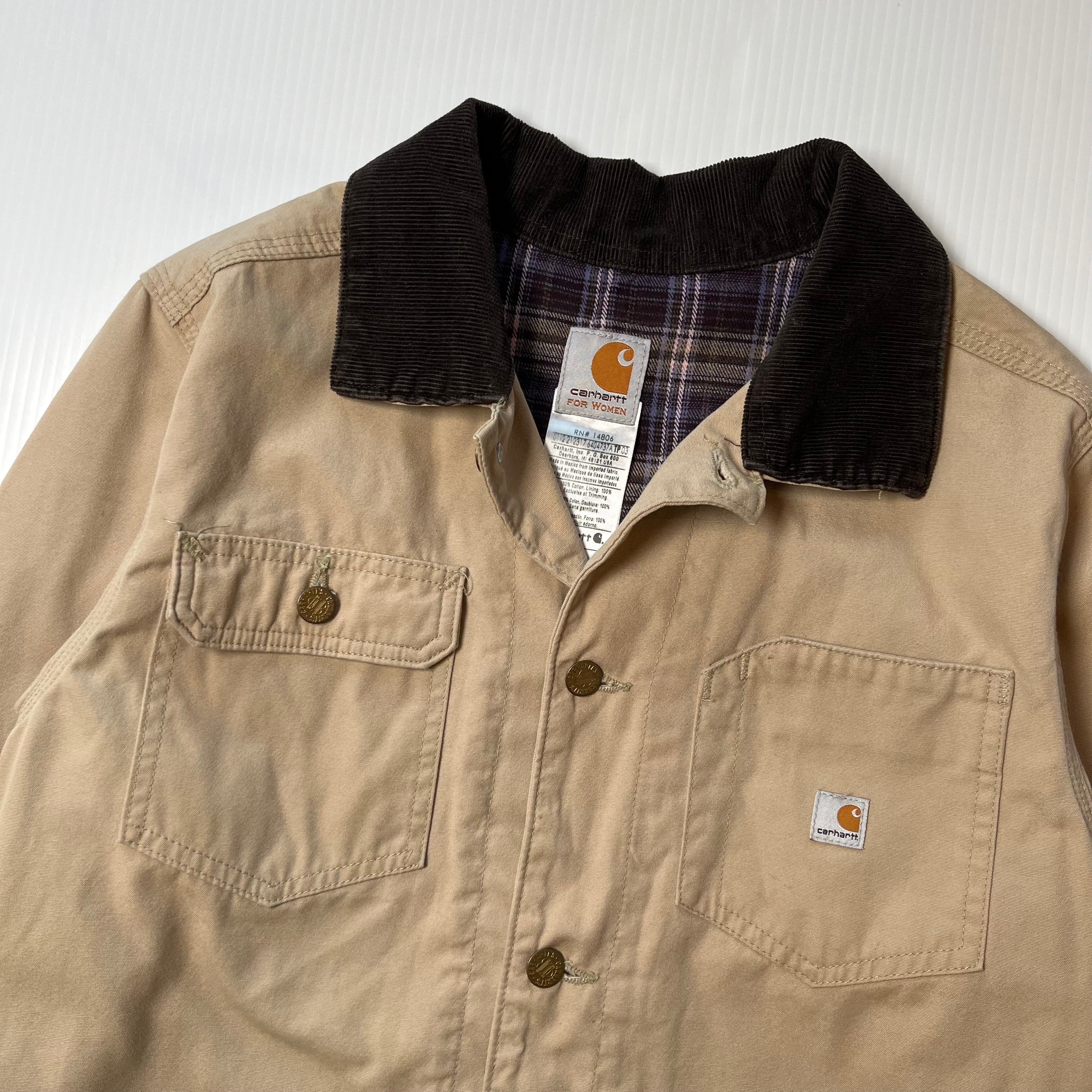 Carhartt Plaid Lined Chore Jacket Women's M