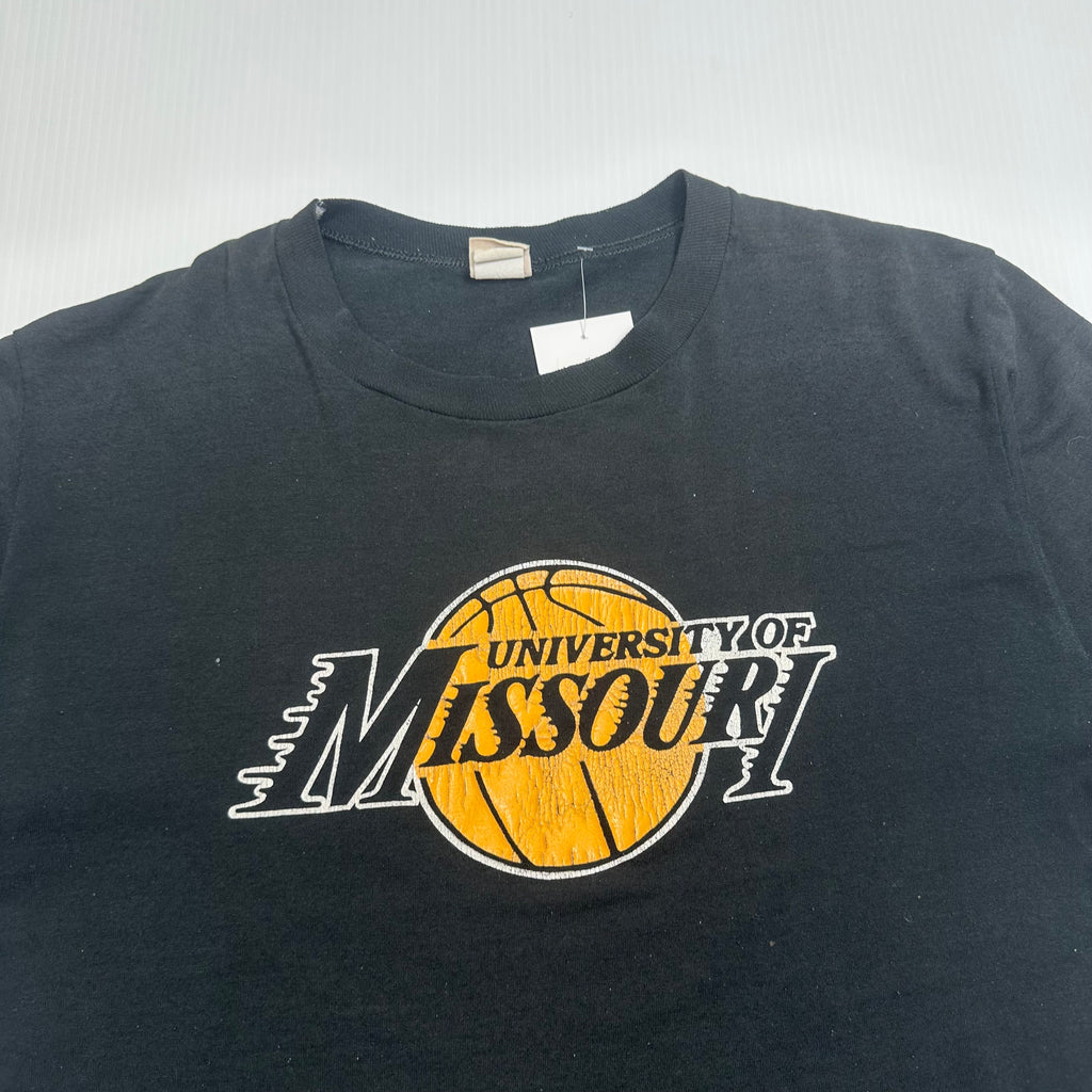 Vintage University of Missouri Basketball Tee L