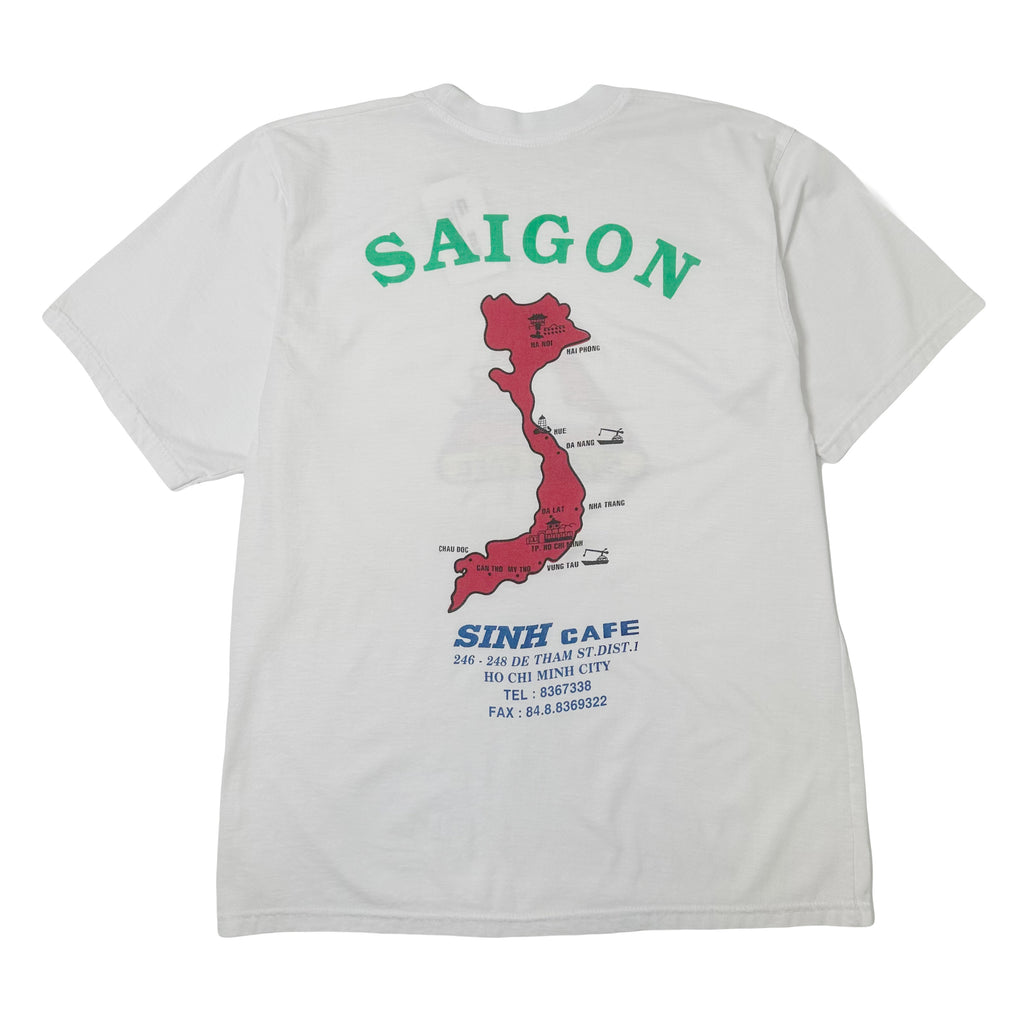 Vintage Sinh Cafe Saigon Graphic Tee L