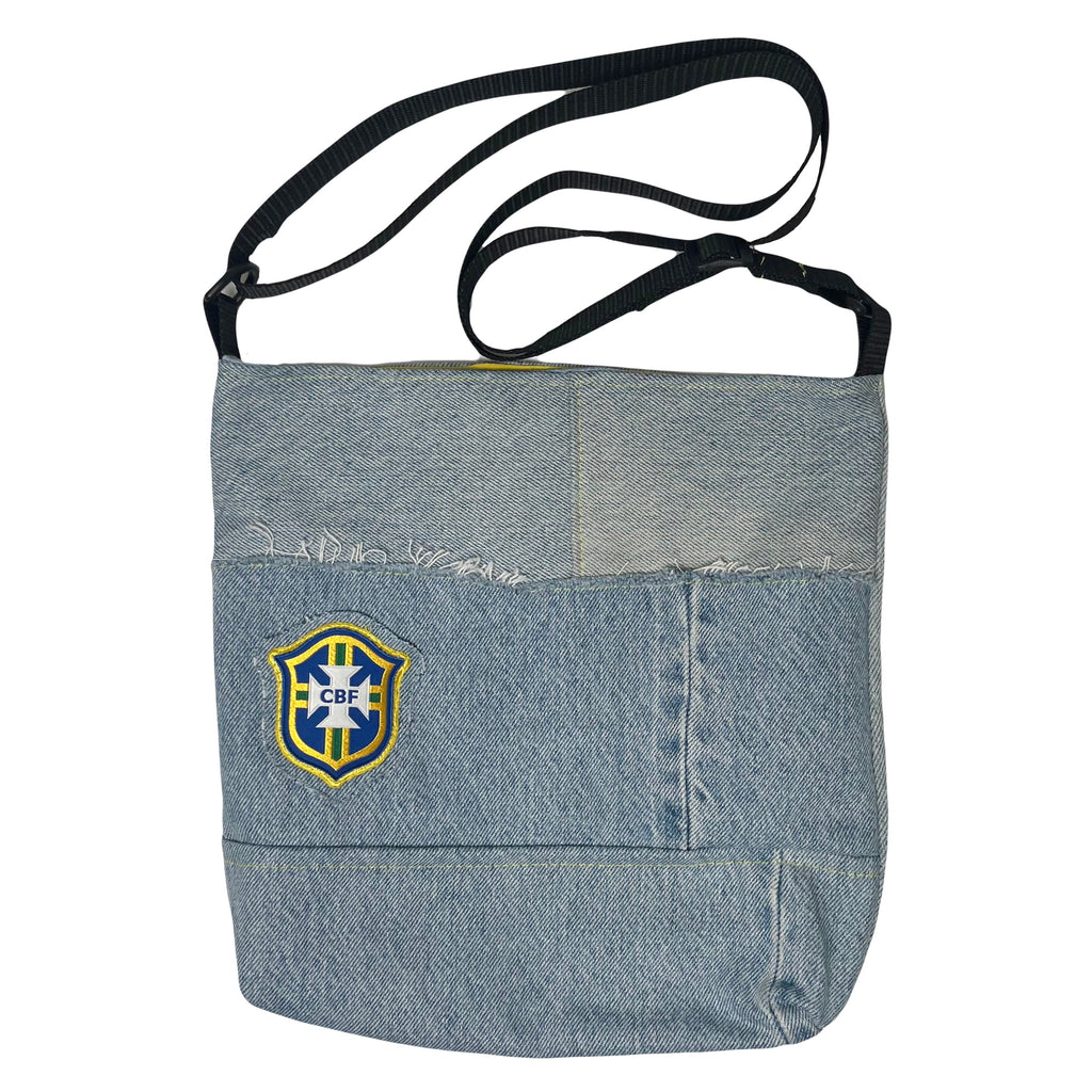 Rework Nike Brasil x Denim Side Bag