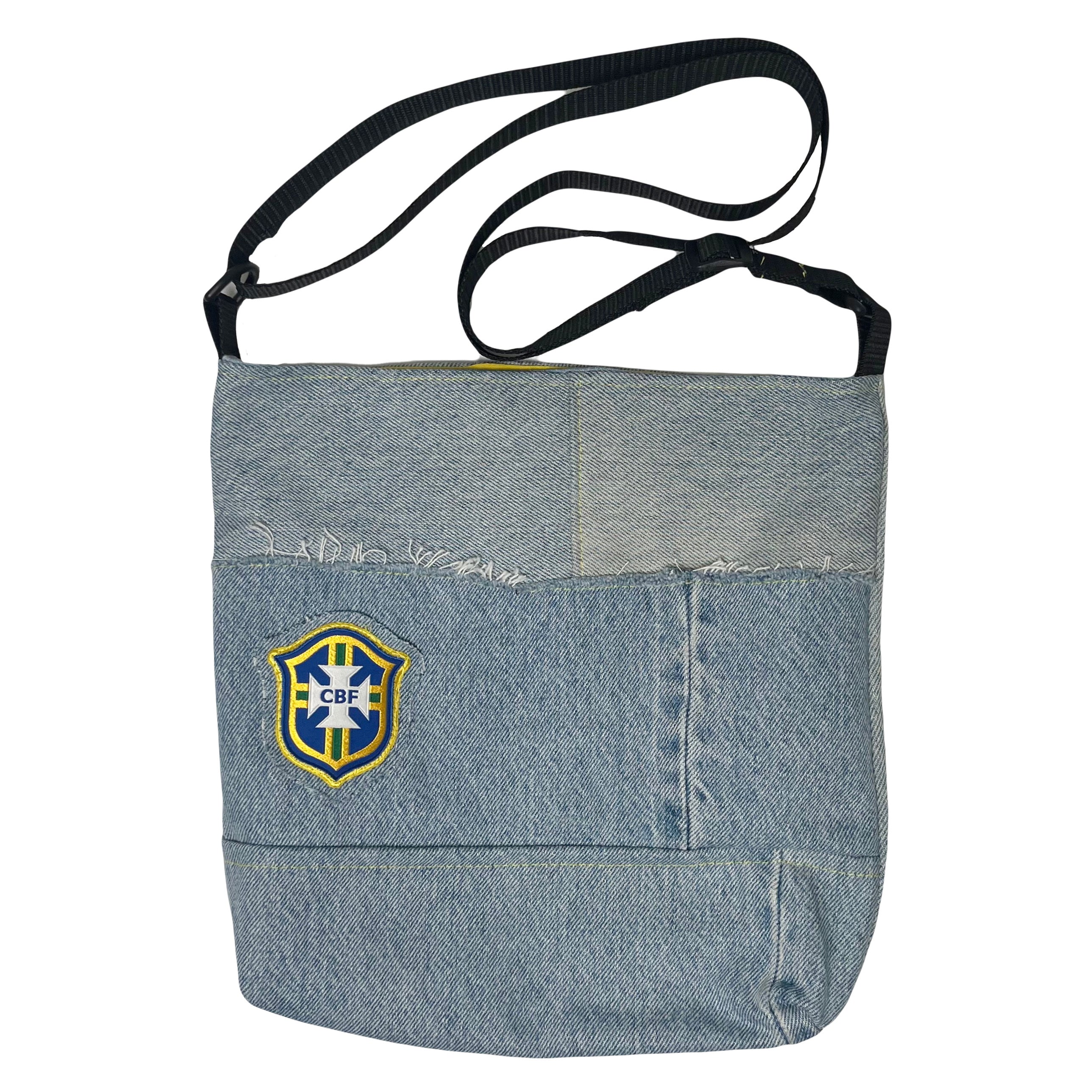 Rework Nike Brasil x Denim Side Bag