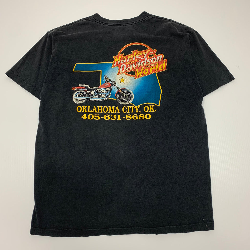 90s Harley Davidson World tee L