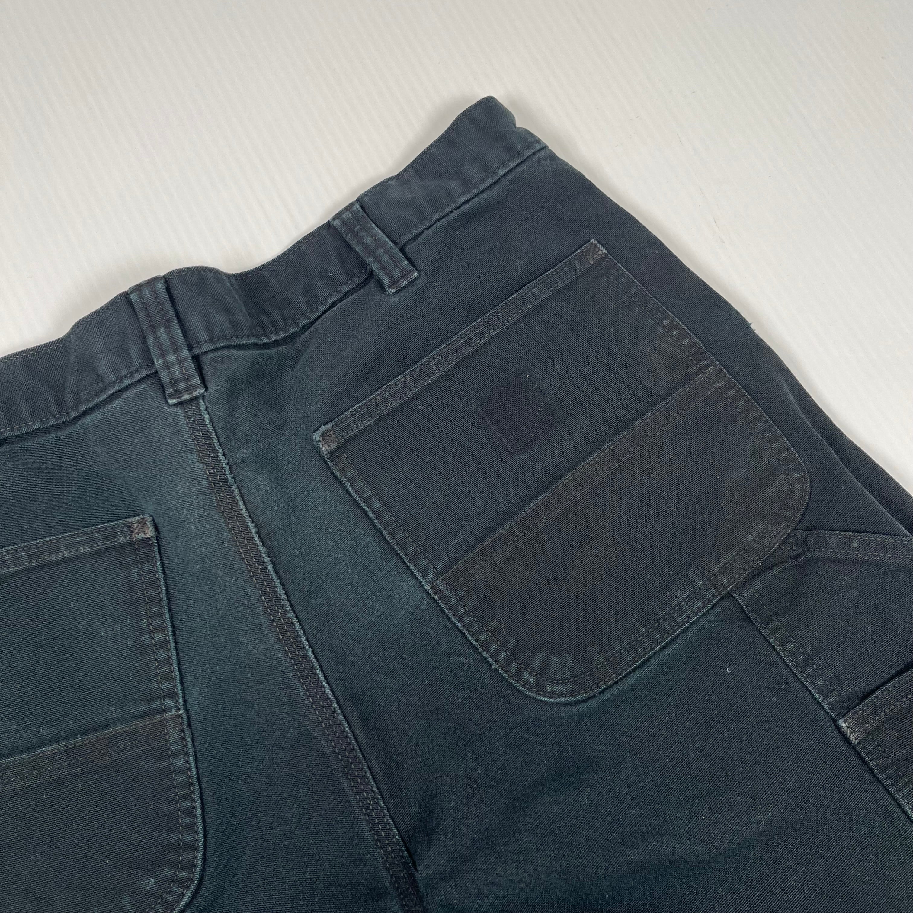 Rework Vintage Carhartt x Canada Soccer Baggy Denim Shorts 34
