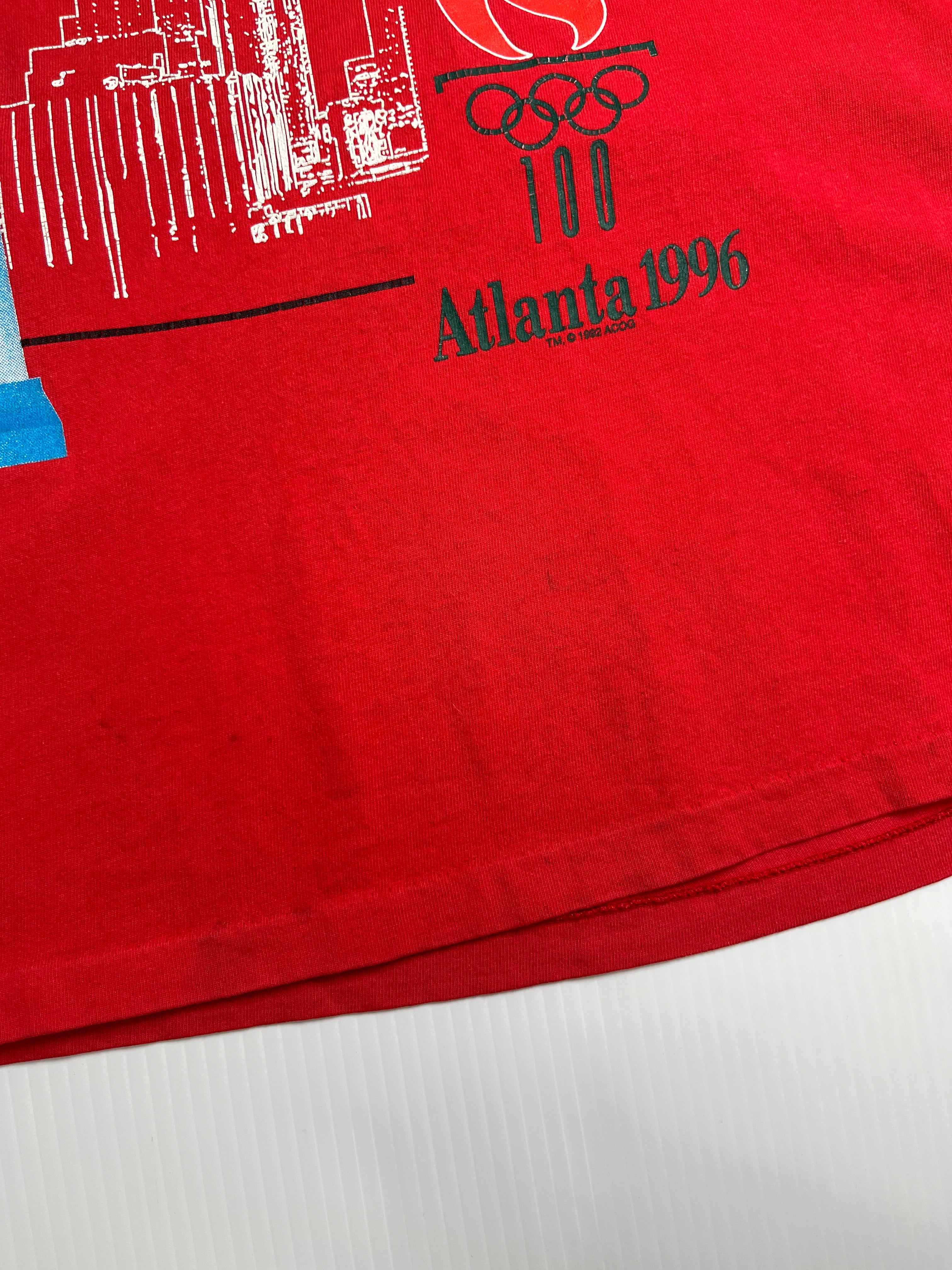 Vintage Atlanta 1996 Olympic Games Graphic Tee L