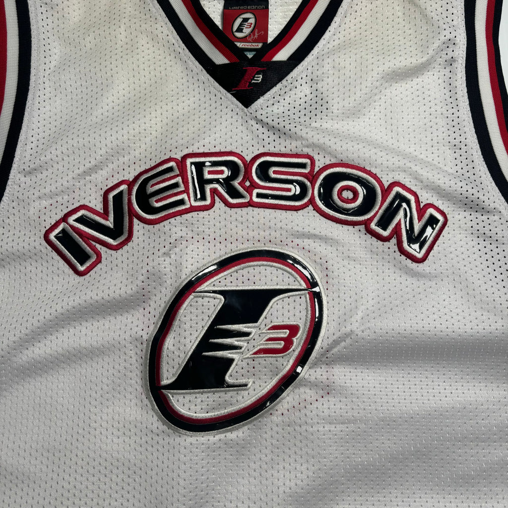Vintage Reebok Allen Iverson Limited Edition Jersey L