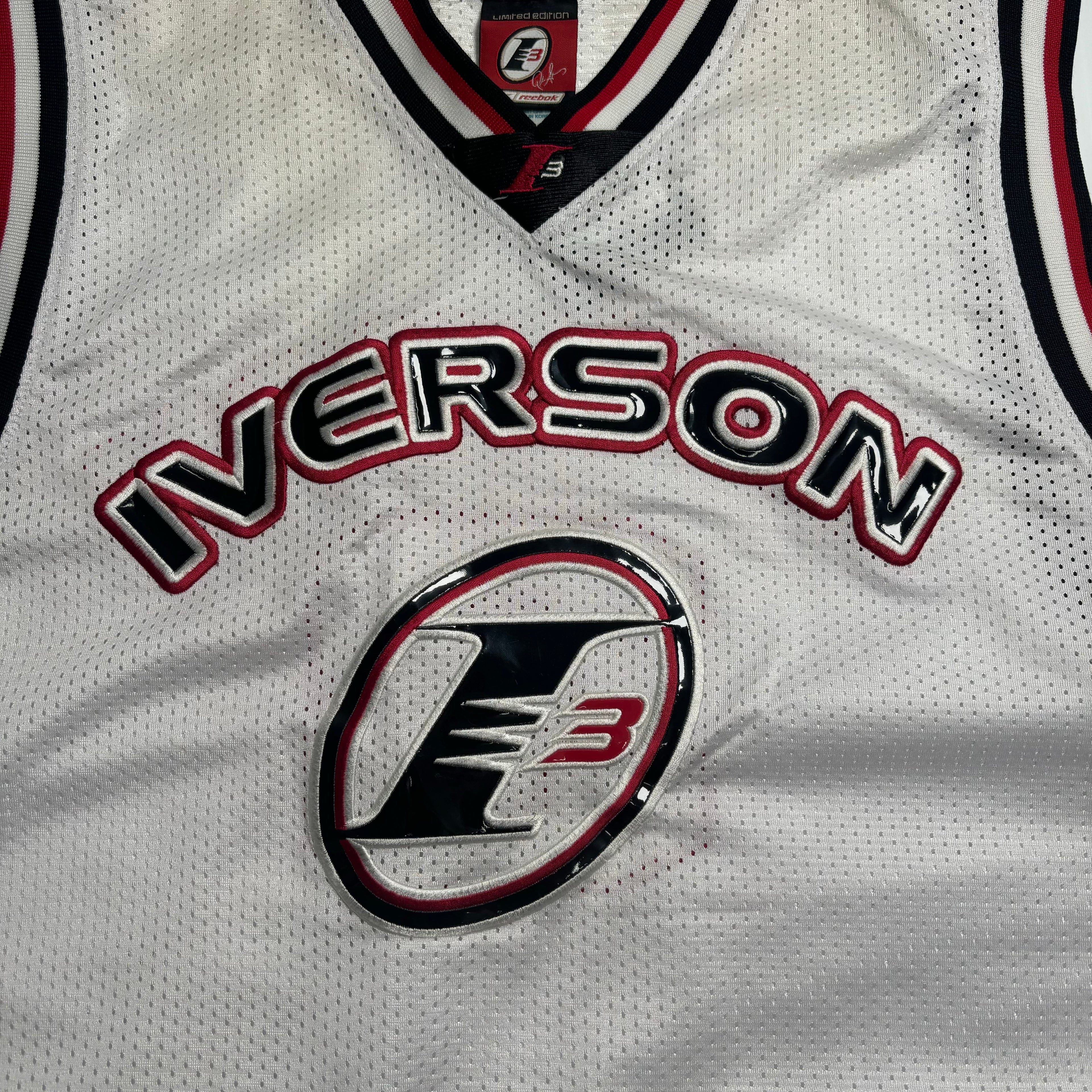 Vintage Reebok Allen Iverson Limited Edition Jersey L