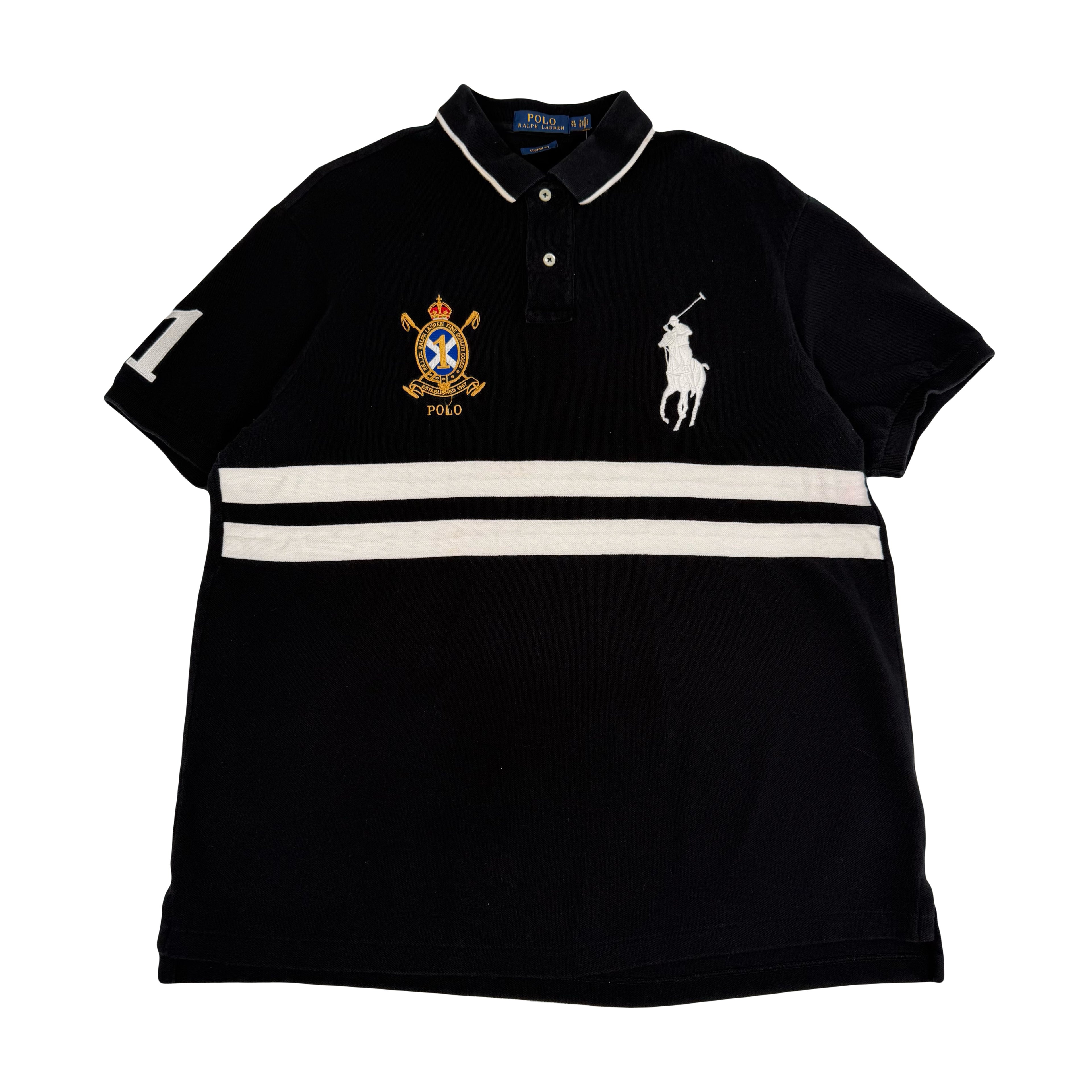 Polo Ralph Lauren Big Logo Stripe Polo Shirt XL