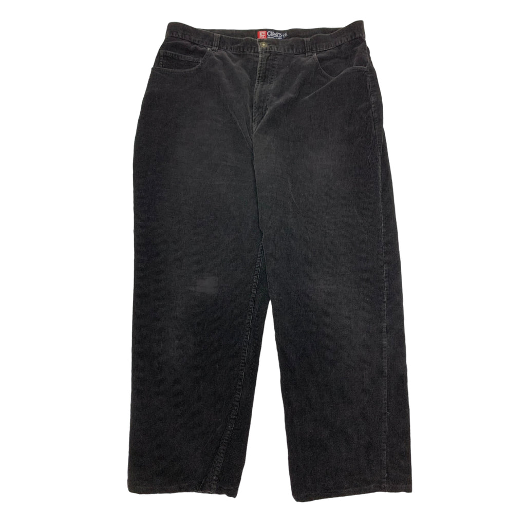 RL x Chaps Black Corduroy Pants 36