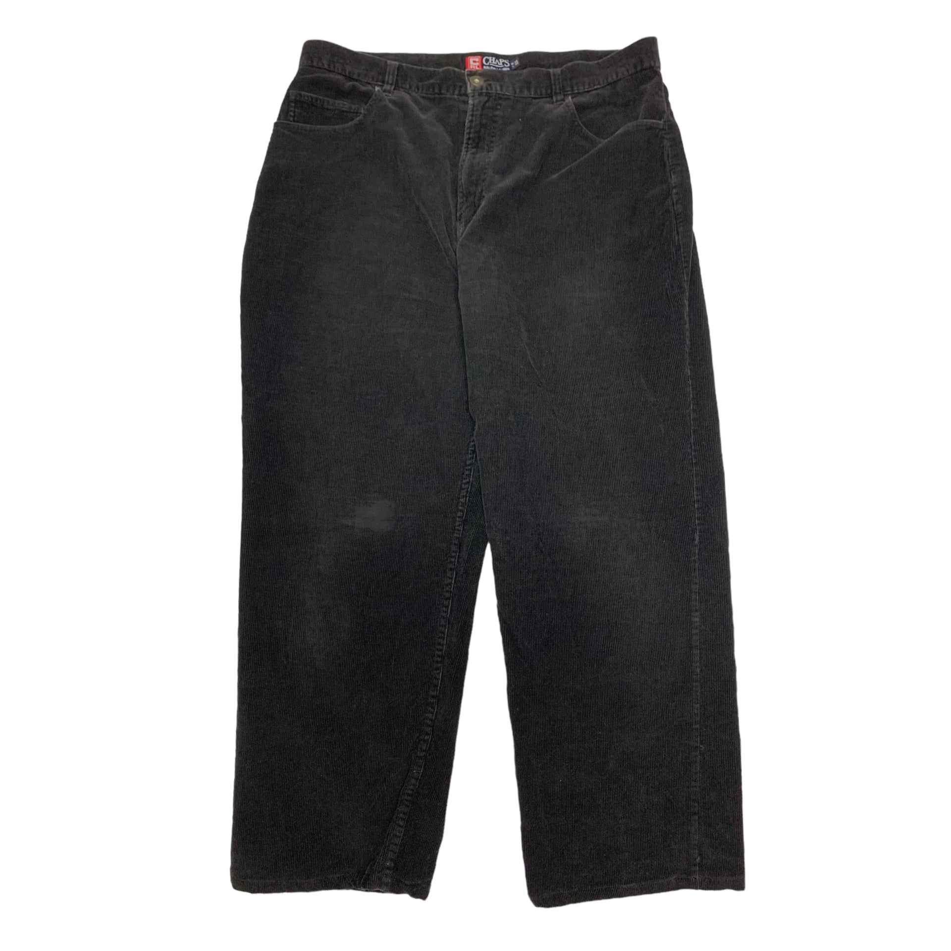 RL x Chaps Black Corduroy Pants 36