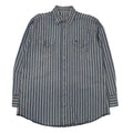 Vintage Wrangler Pinstriped Button Up Shirt XL