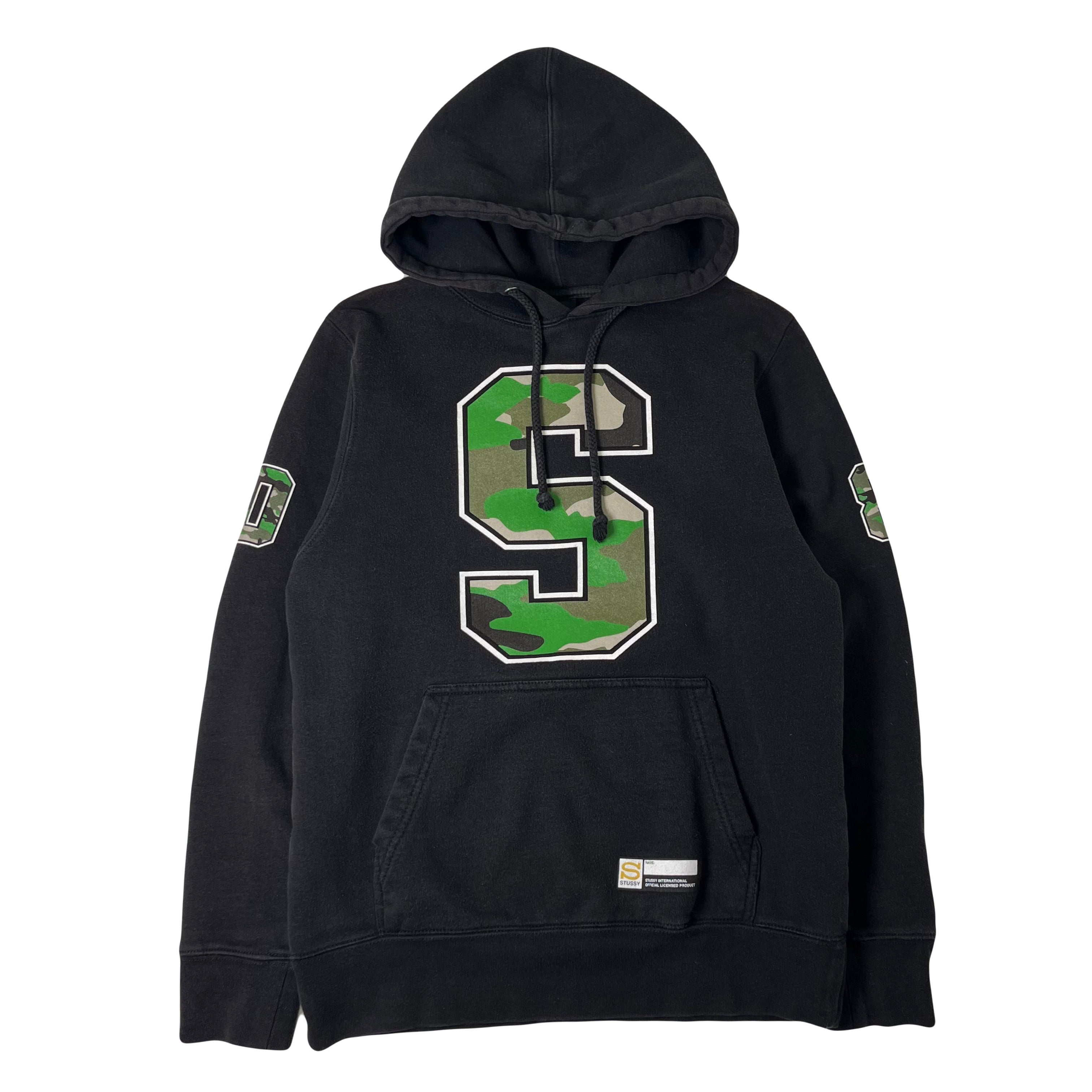 Stussy Camo Logo Hoodie S