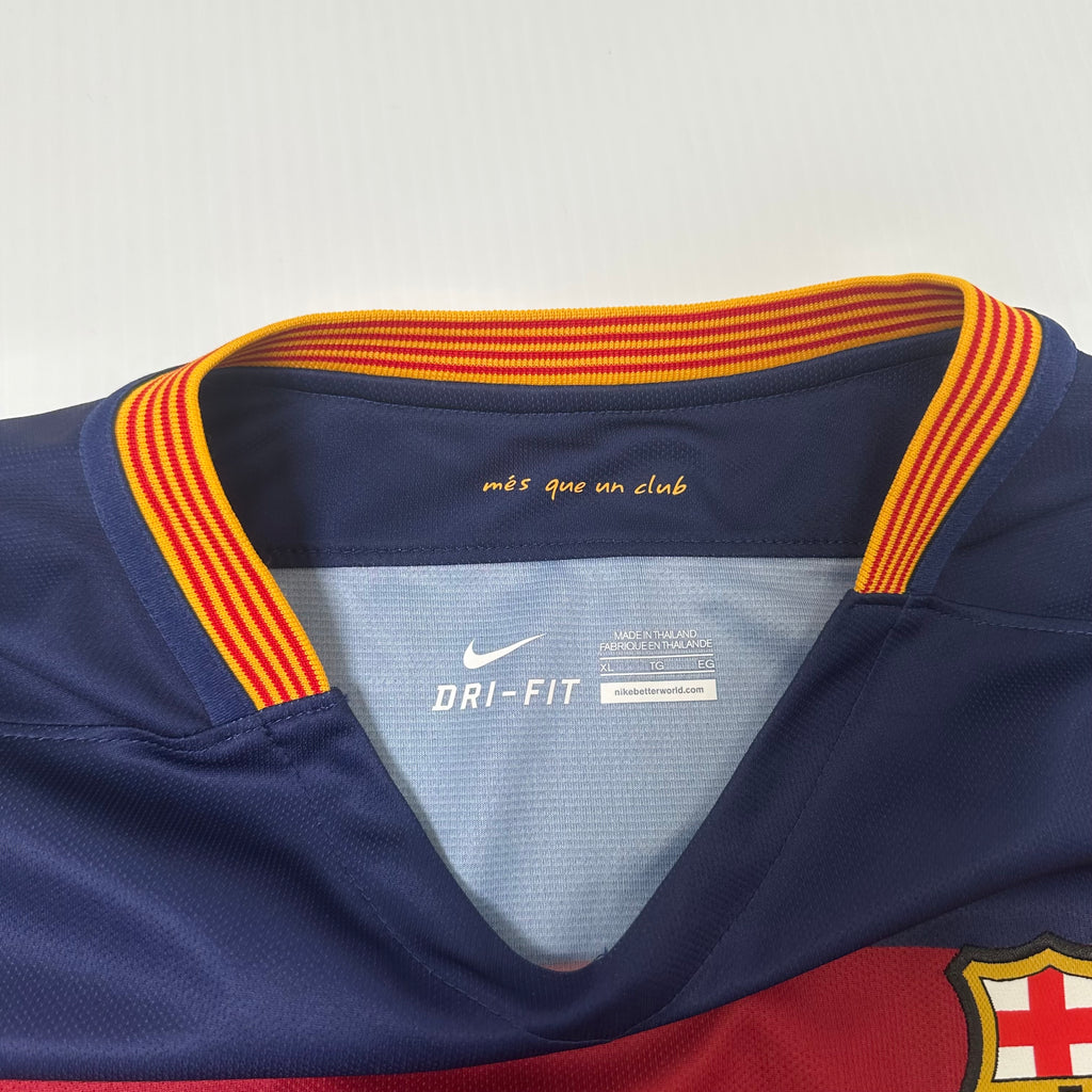 2015-16 Nike FC Barcelona Home Kit XL