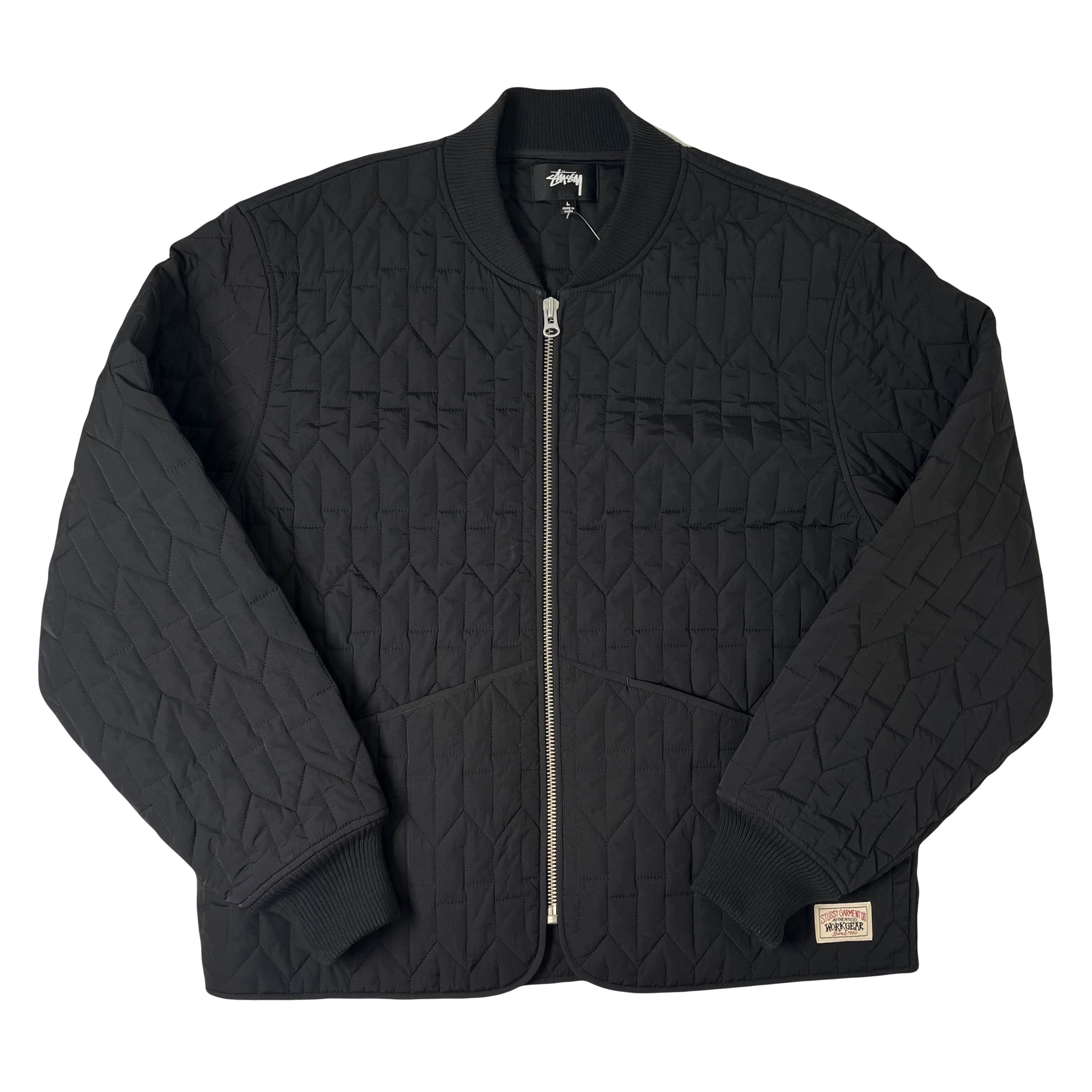 Stussy Micro S Puff Full Zip Bomber Jacket L