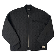 Load image into Gallery viewer, Stussy Micro S Puff Full Zip Bomber Jacket L
