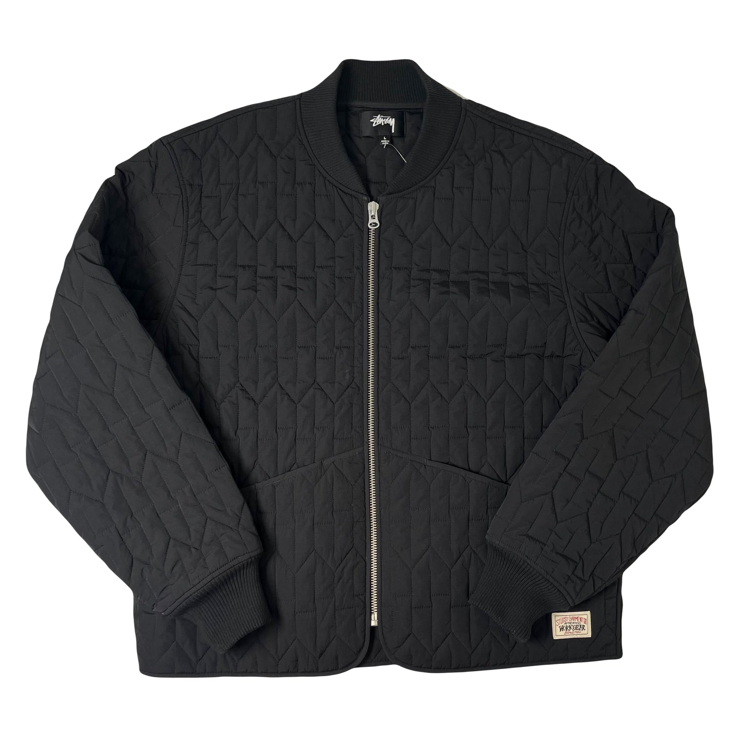 Stussy Micro S Puff Full Zip Bomber Jacket L