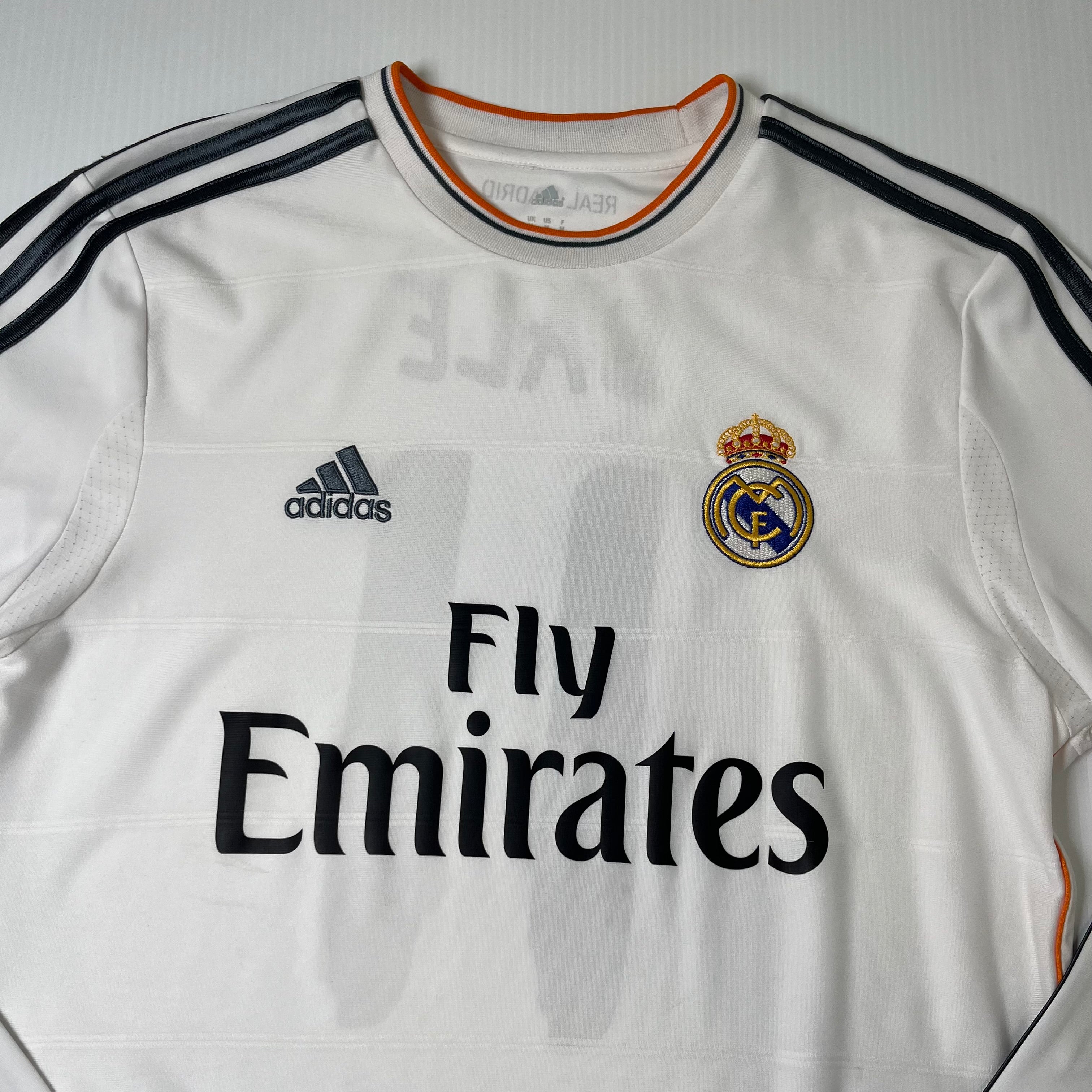 2013-14 Adidas Real Madrid Bale LS Home Kit M