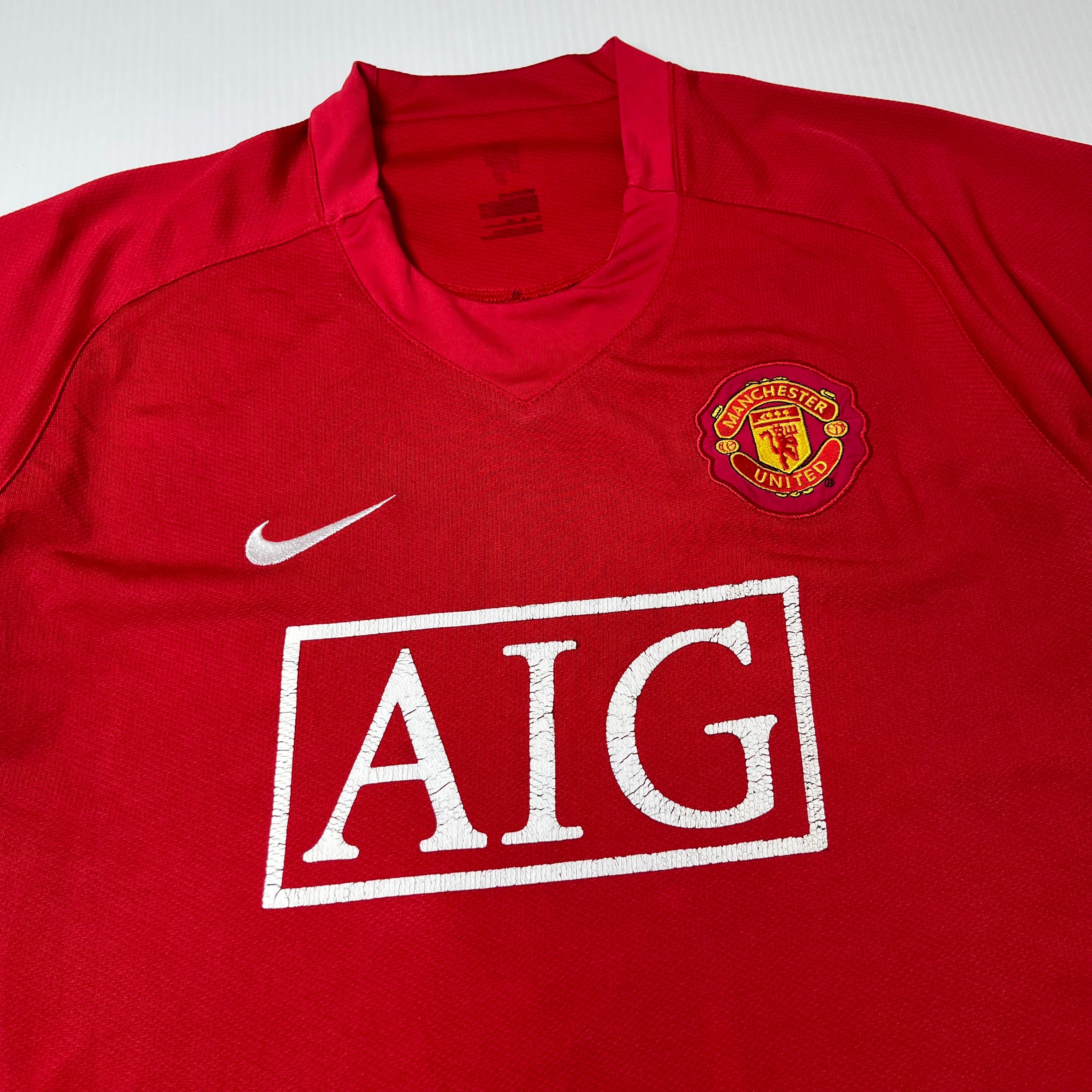 2007-08 Nike Manchester United Home Kit L