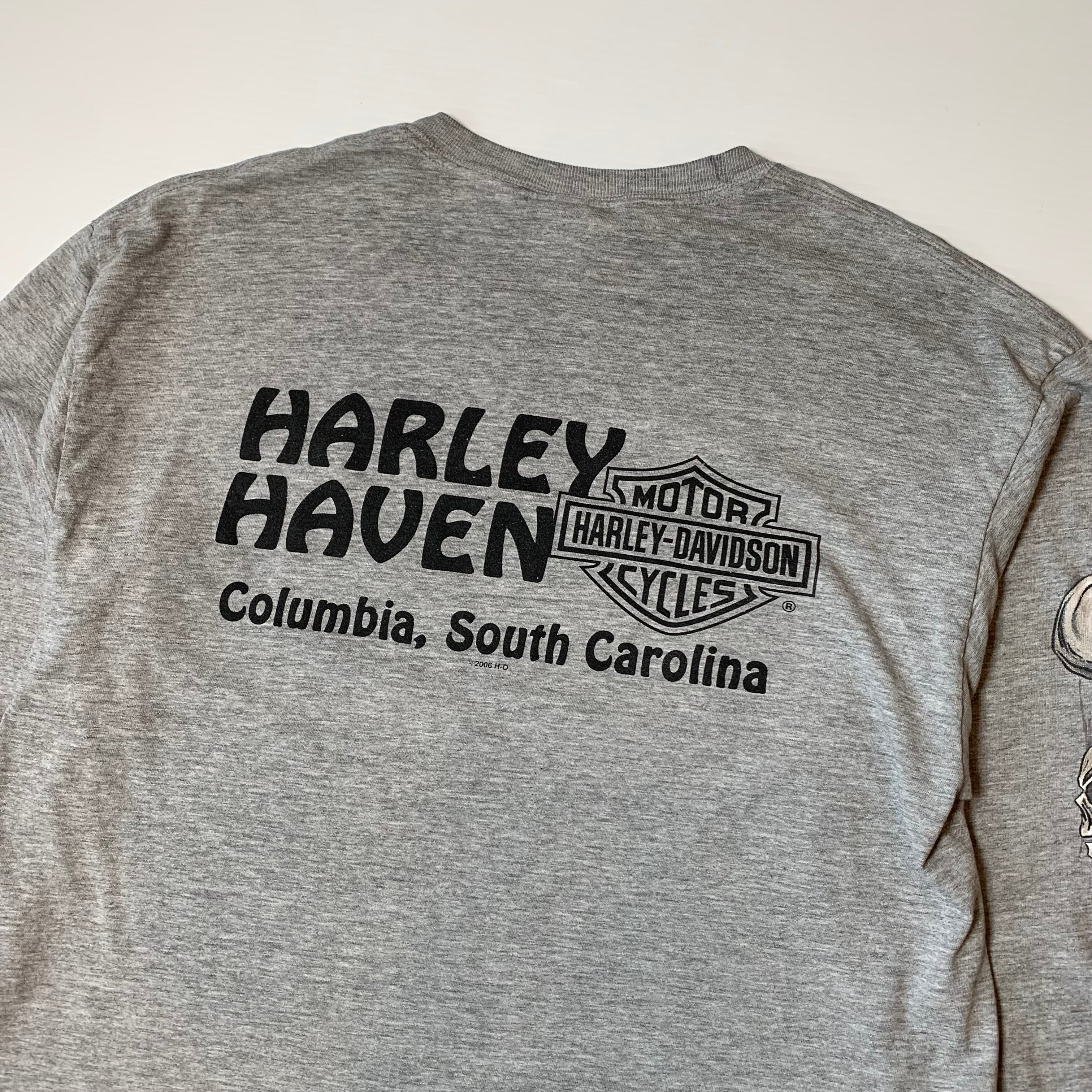 Vintage Harley Davidson South Carolina Skulls Longsleeve L