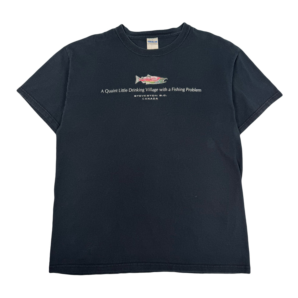 Vintage Steveston BC Fishing Tee L