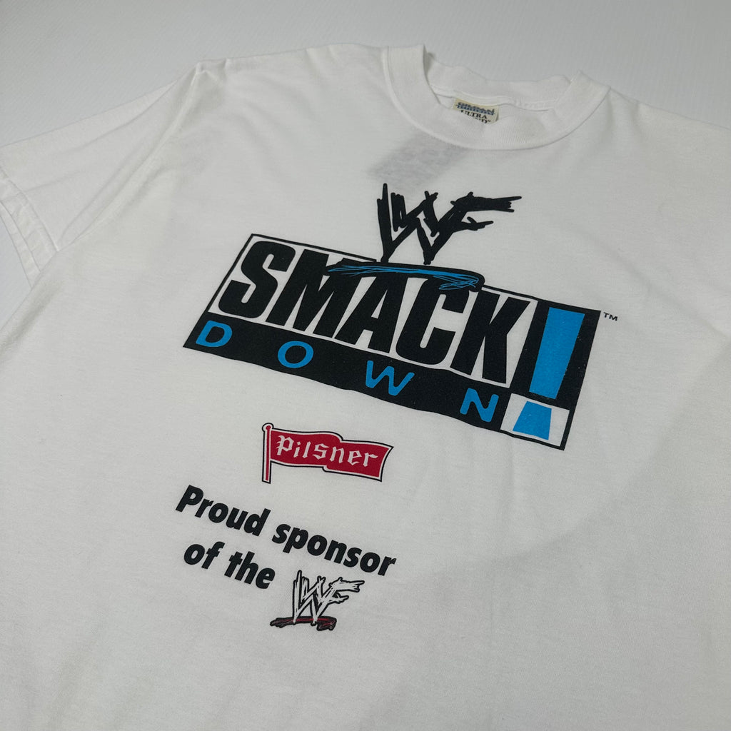 Vintage WWF Smack Down Wrestling Tee XL