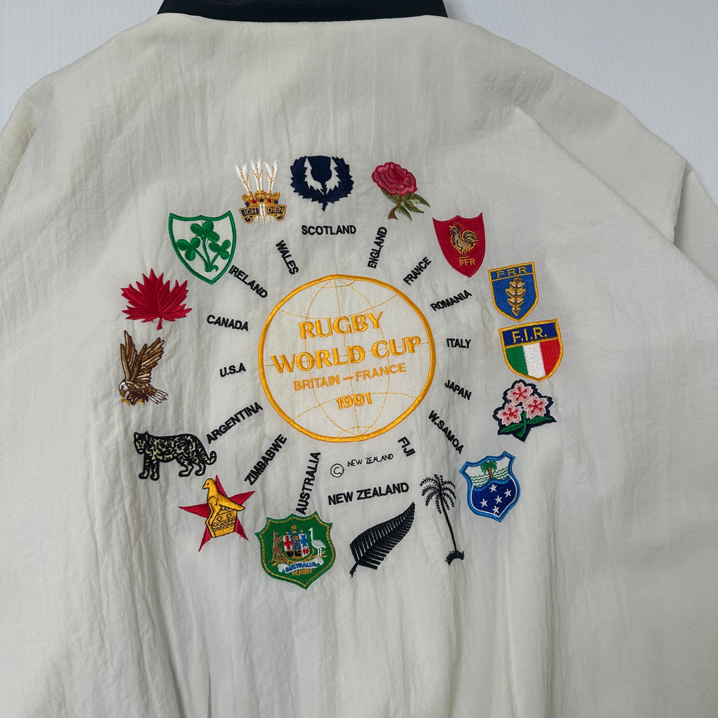 1991 Canterbury Rugby World Cup Britain-France Jacket L