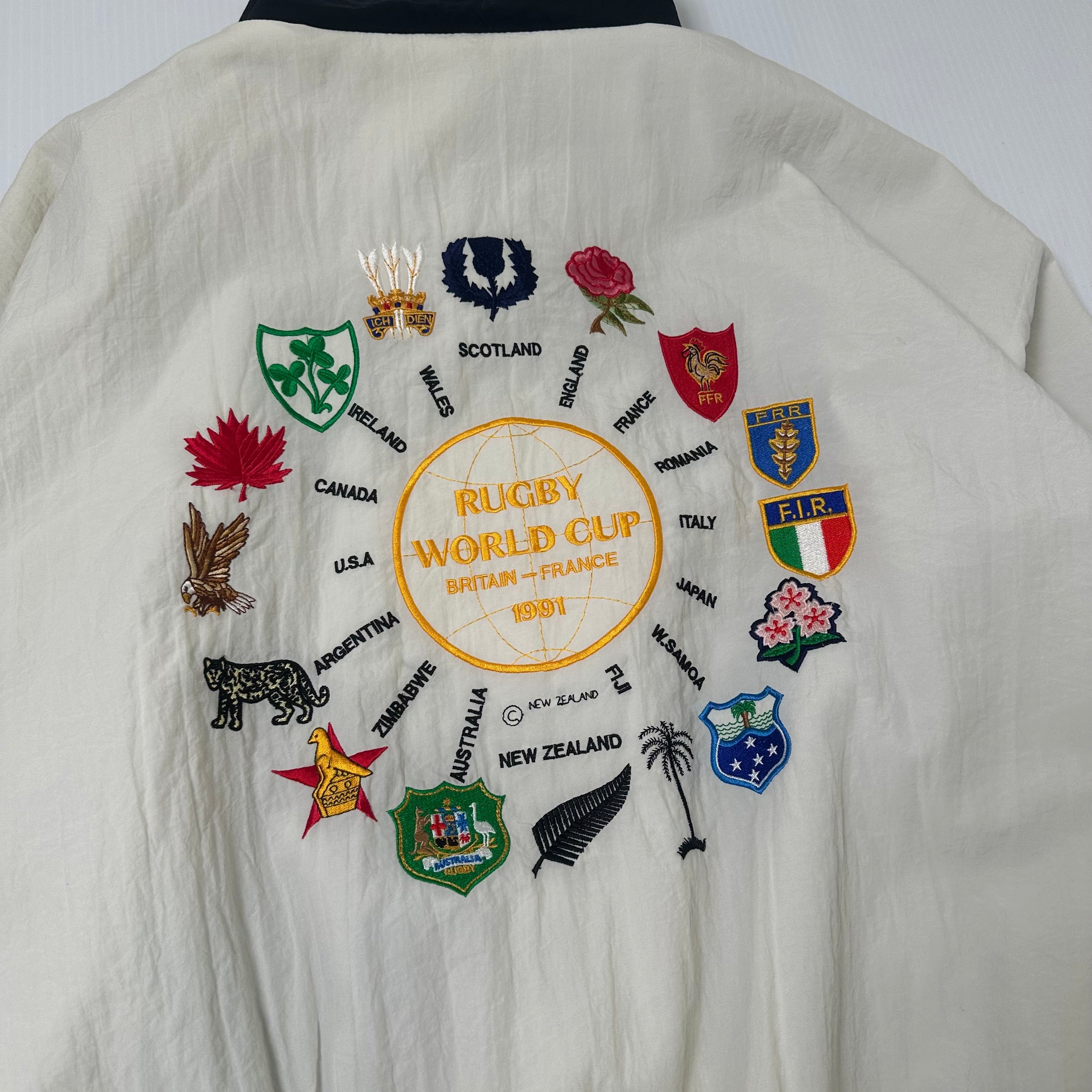 1991 Canterbury Rugby World Cup Britain-France Jacket L