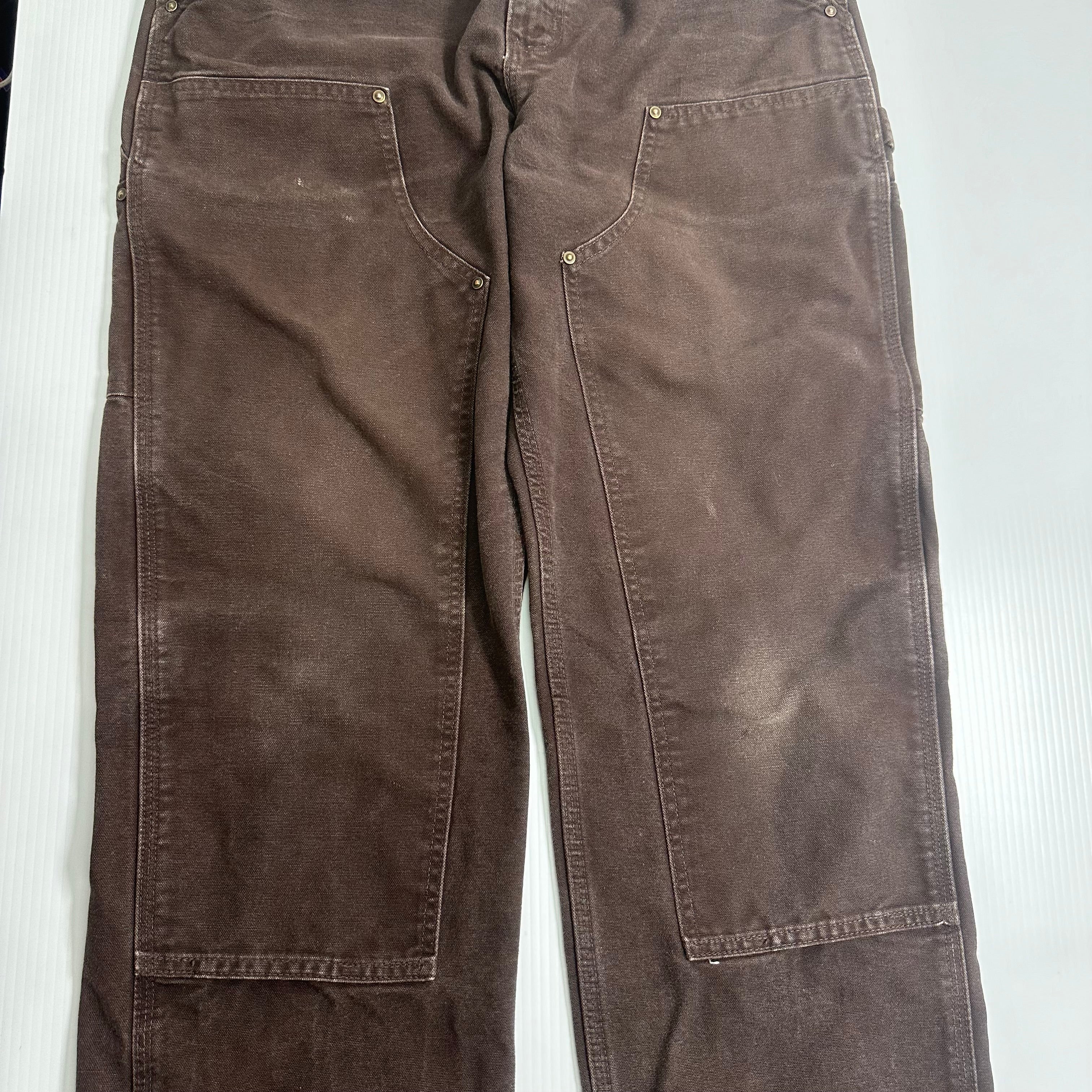 Vintage Carhartt Faded Double Knee Denim 32x33
