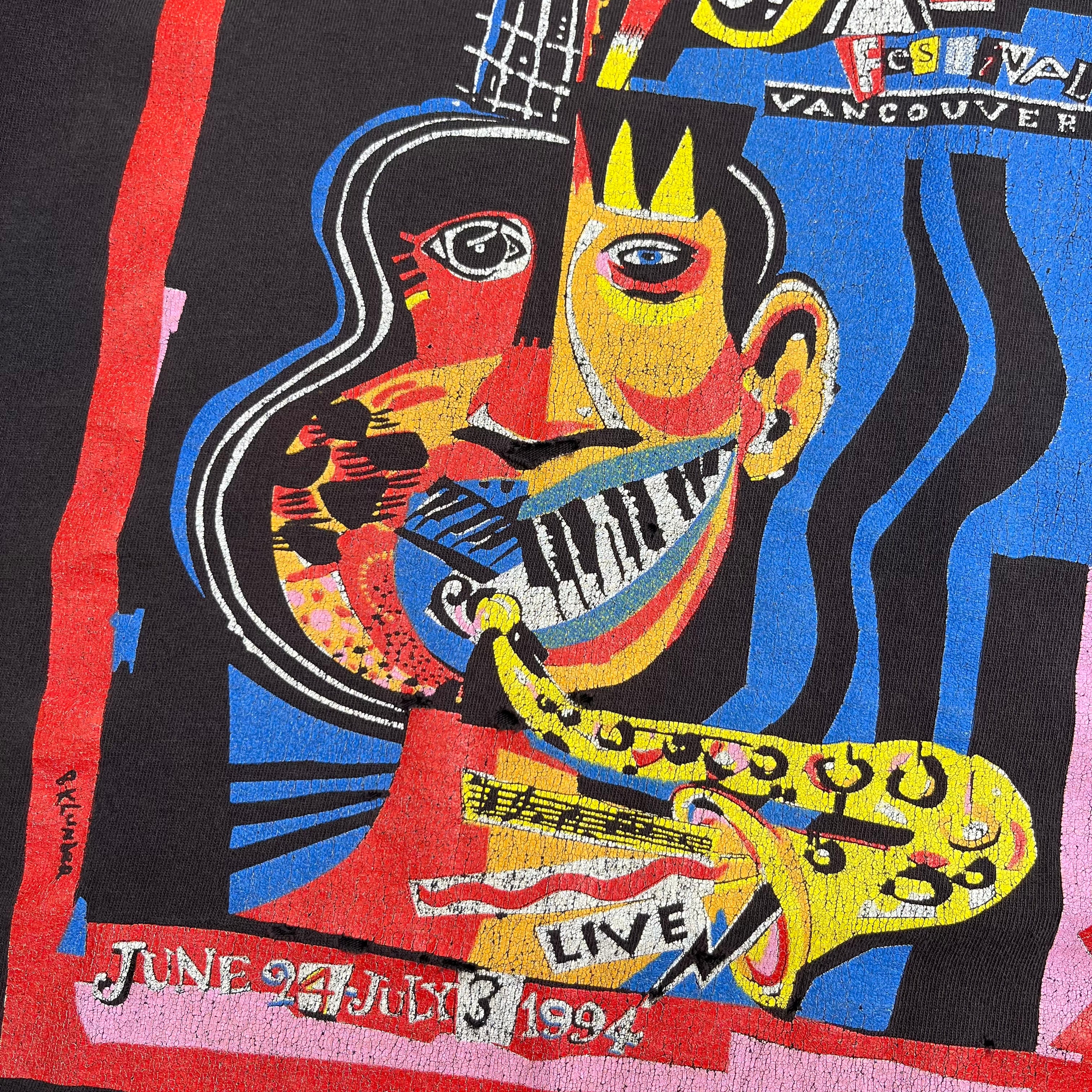 1994 Vancouver Jazz Festival Art Tee XL
