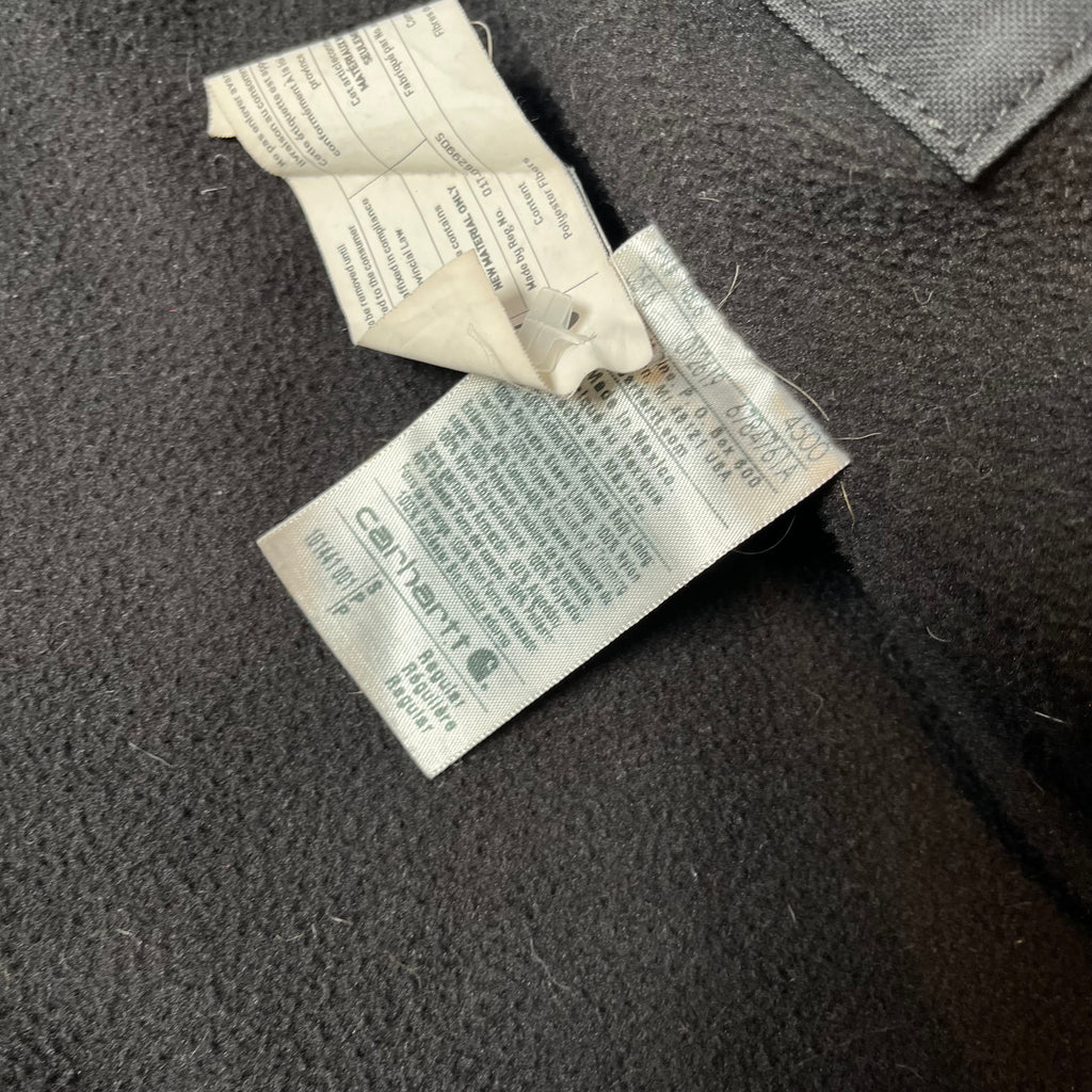 Vintage Carhartt Full Zip Fleece Lined Marlboro Patch Jacket S