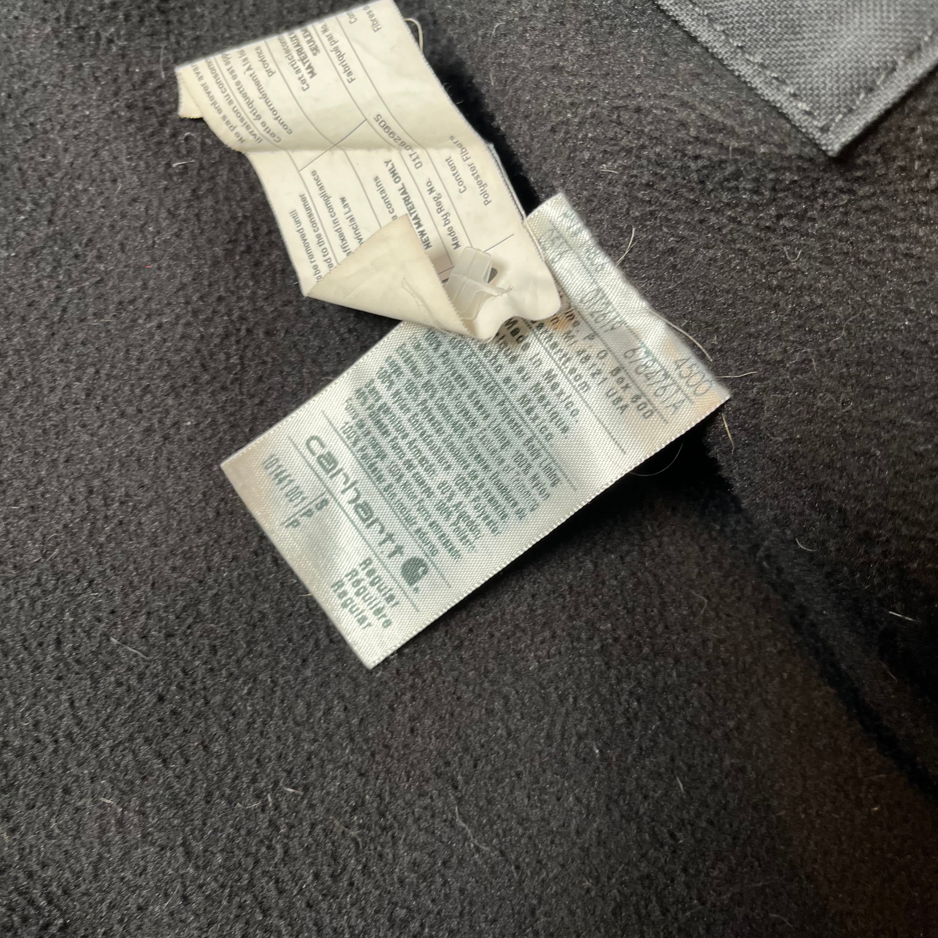 Vintage Carhartt Full Zip Fleece Lined Marlboro Patch Jacket S