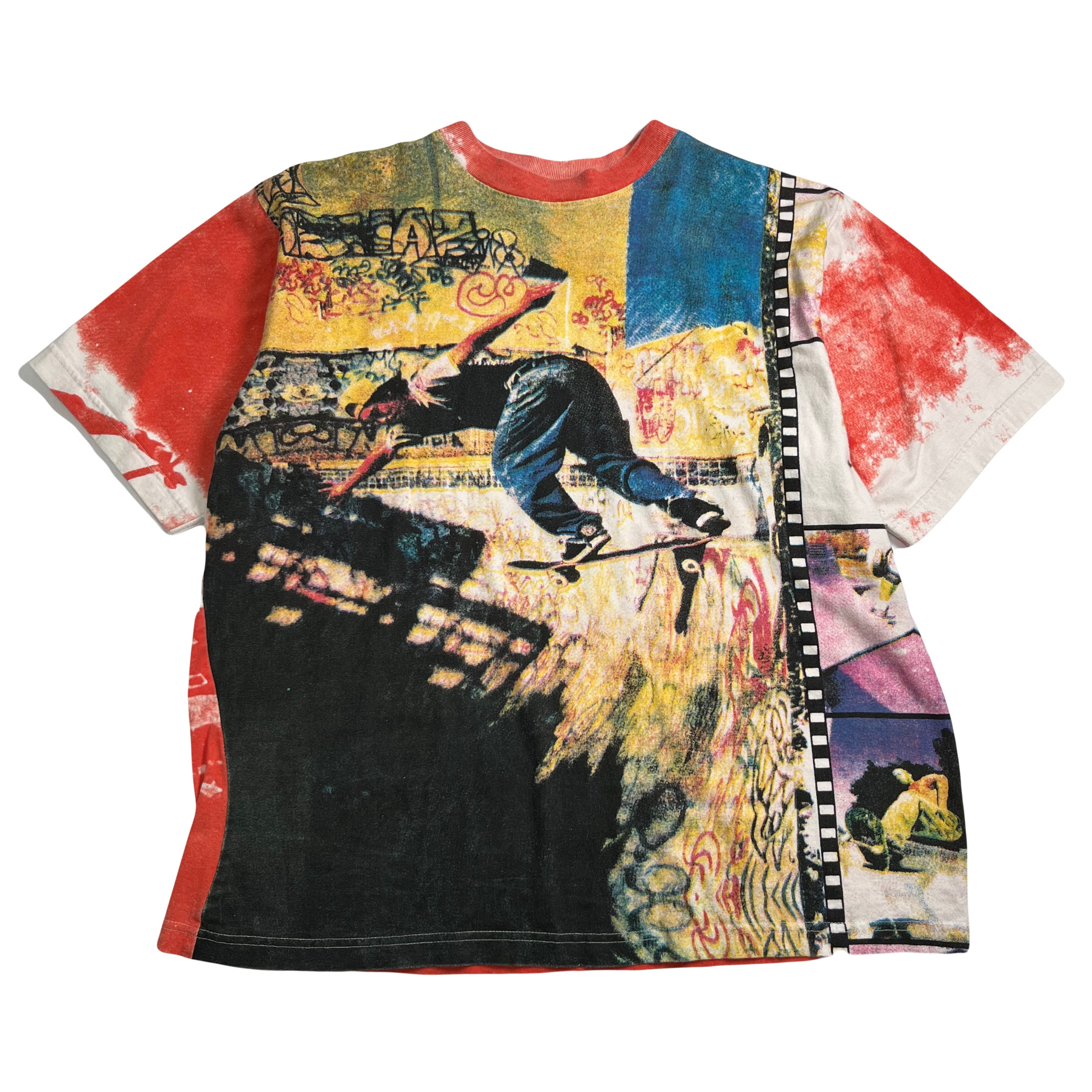 Beverly Hills Polo Club Skateboard AOP Tee L
