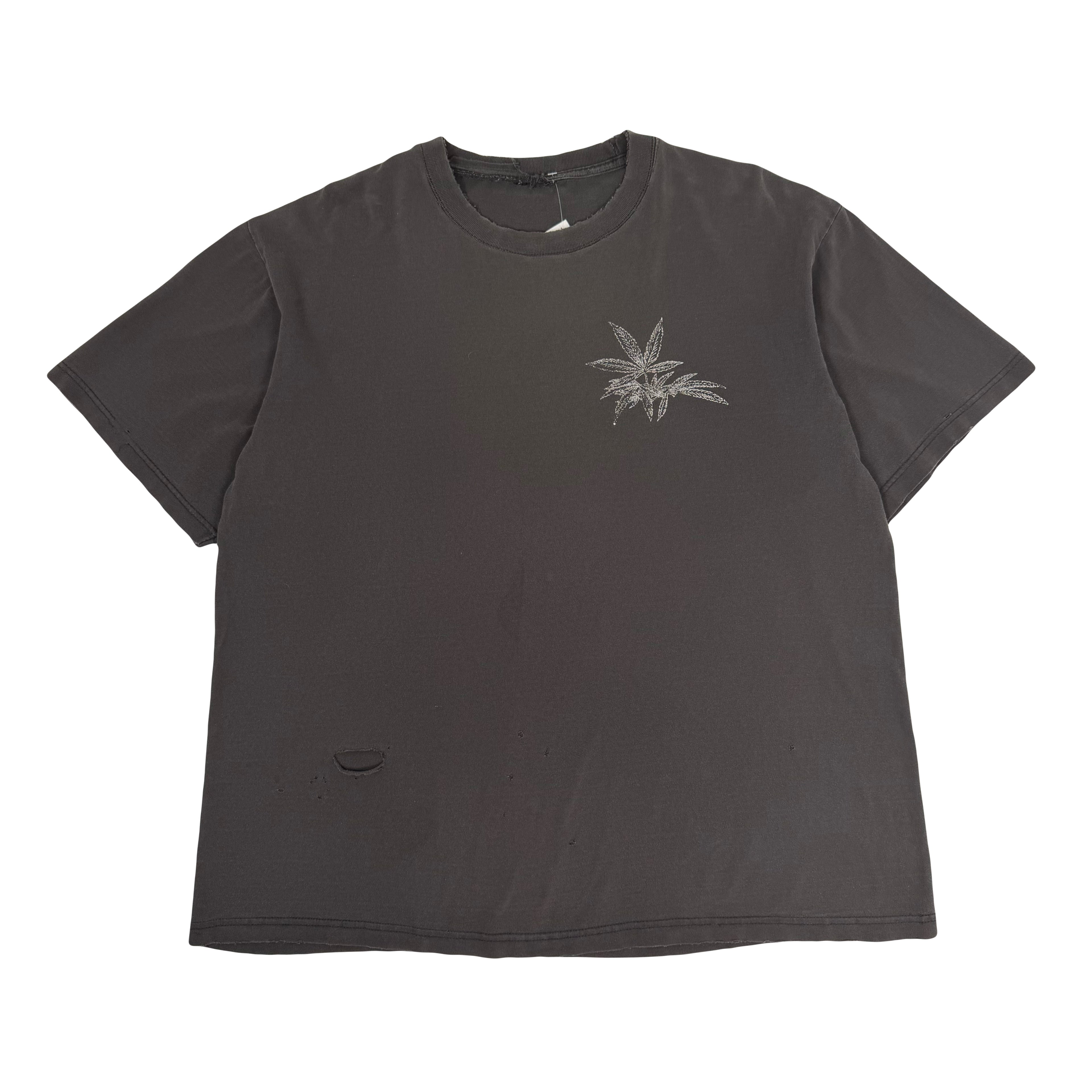 Vintage Field Of Dreams Cannabis Faded Tee L