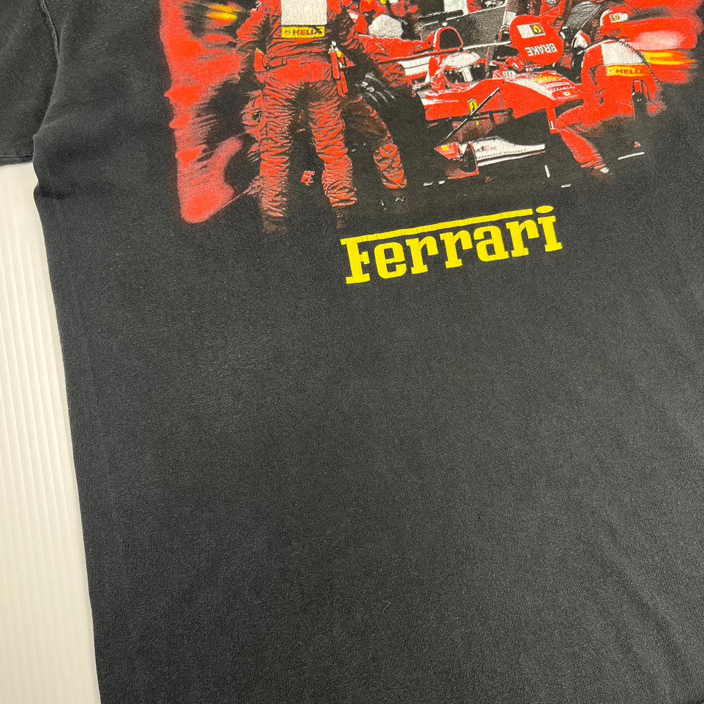 1999 Ferrari Racing Pit Stop Graphic Tee L