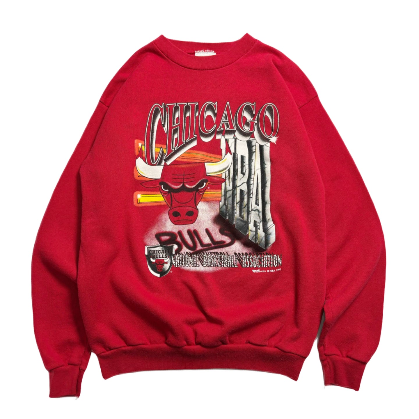 Vintage Ravens Chicago Bulls Crewneck Youth L