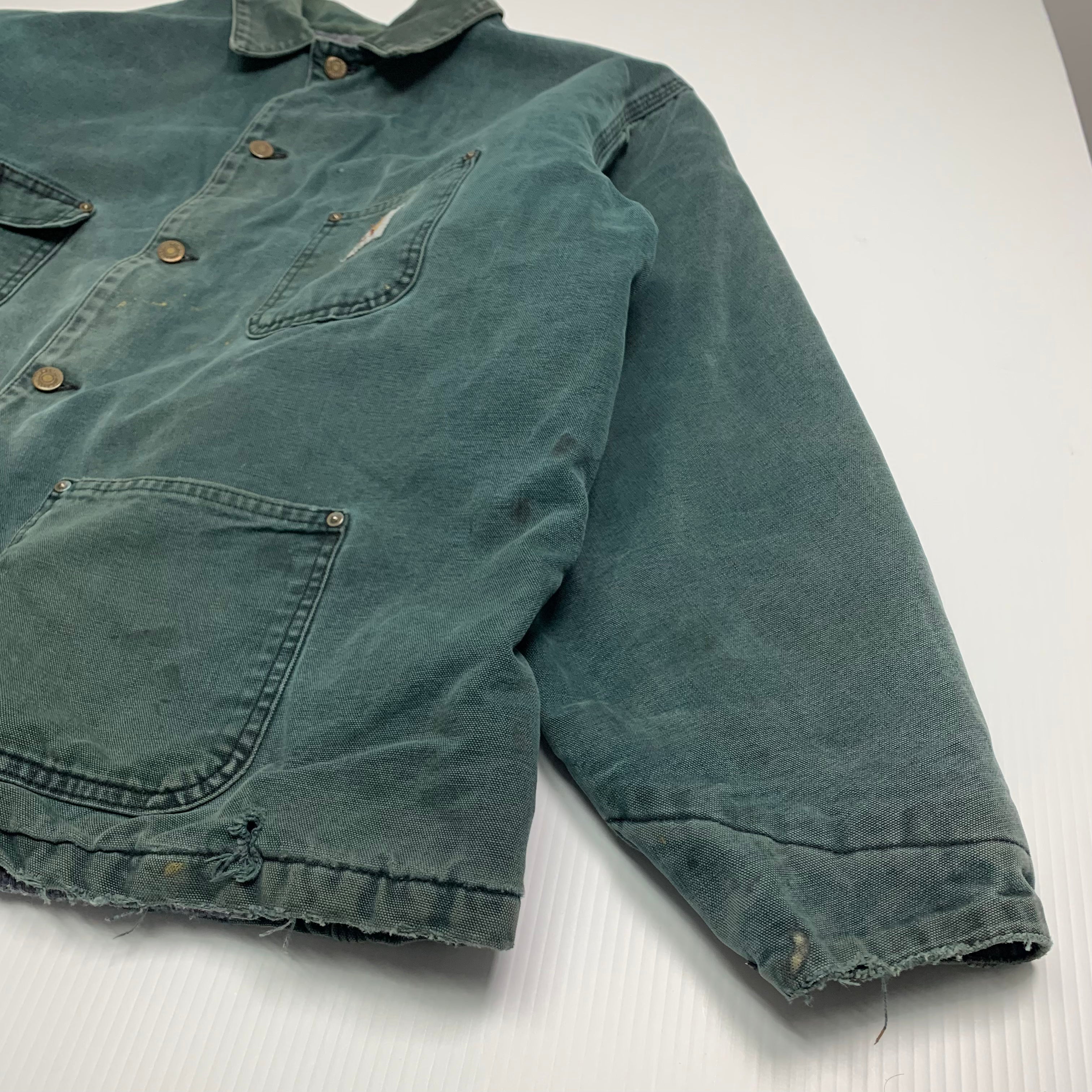 Carhartt Faded Teal Chore Coat XXL