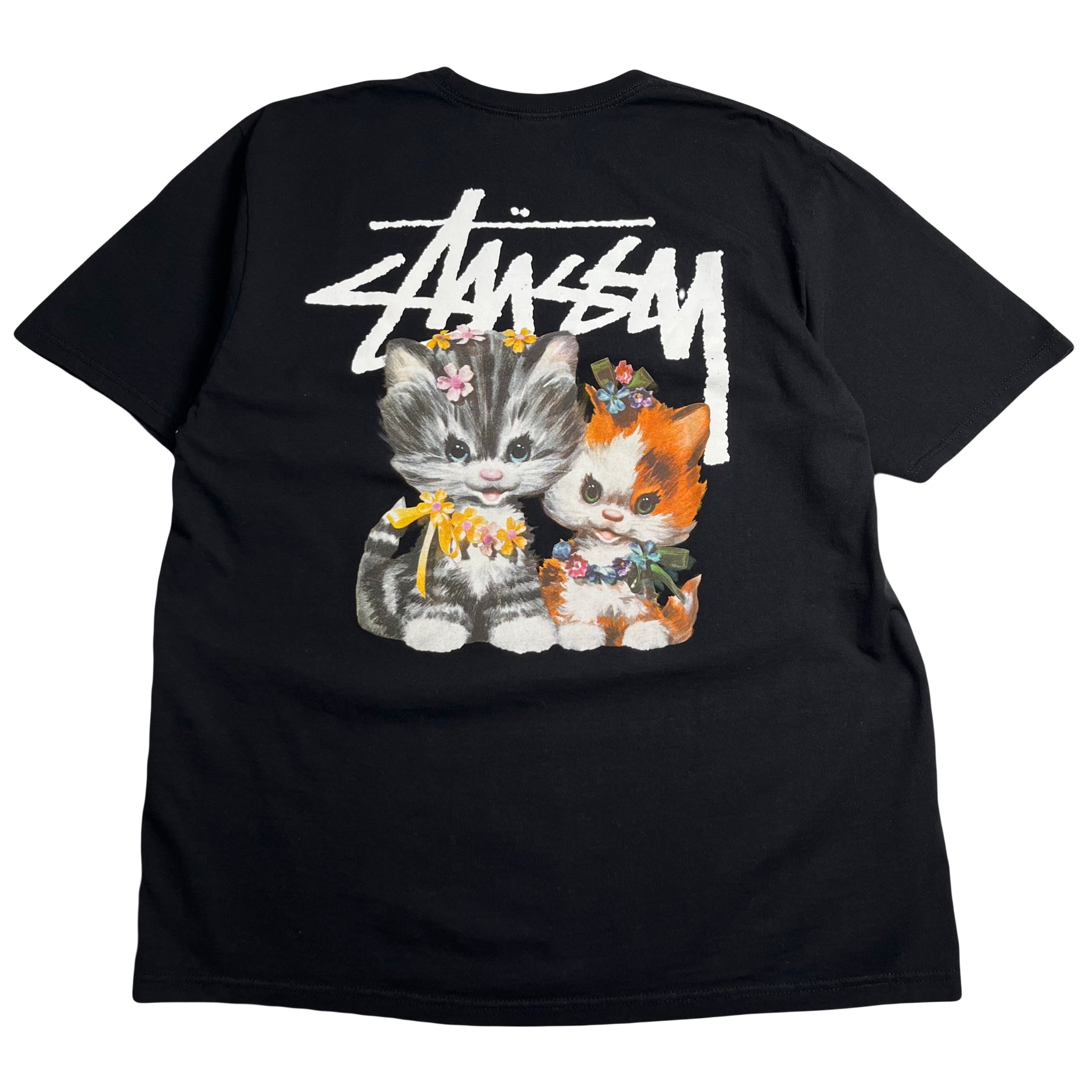 Stussy Kittens Graphic Tee L
