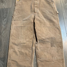 Load image into Gallery viewer, Vintage Faded Brown Carhartt Quilted Overalls 31x29
