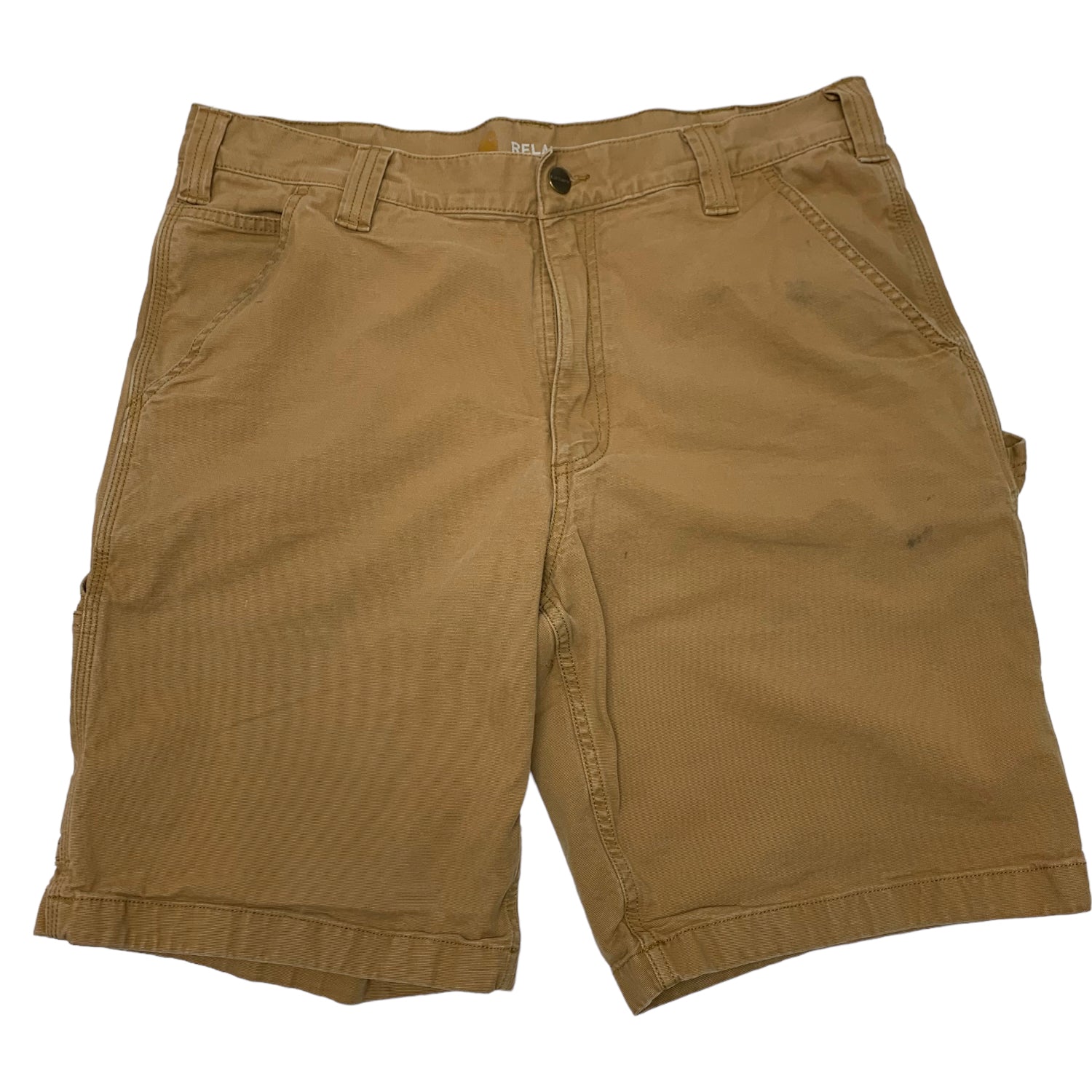 Beige Carhartt Carpenter Shorts 34