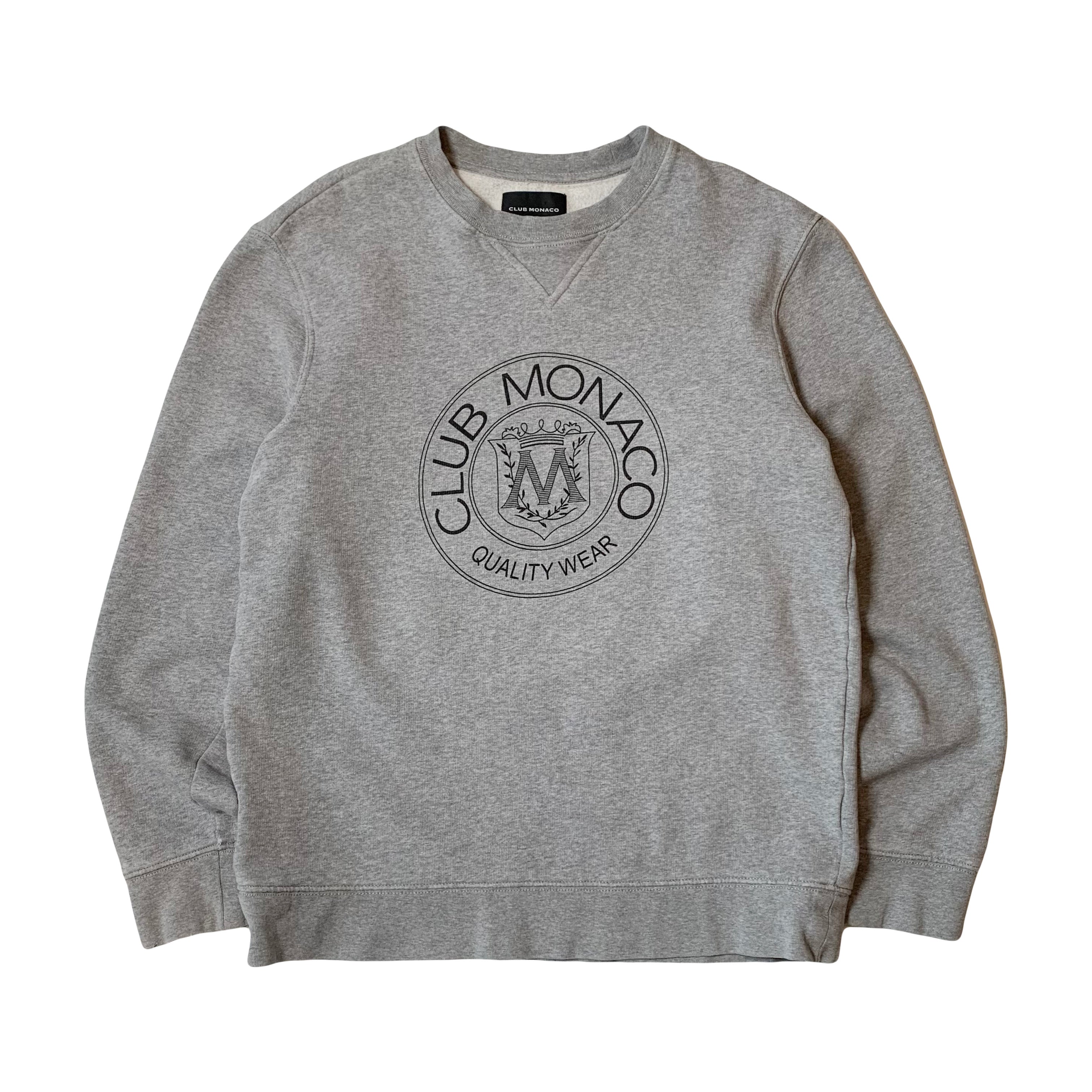 Club Monaco Classic Crest Crewneck S