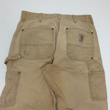 Load image into Gallery viewer, Carhartt Faded Tan Double Knee Denim 32x32
