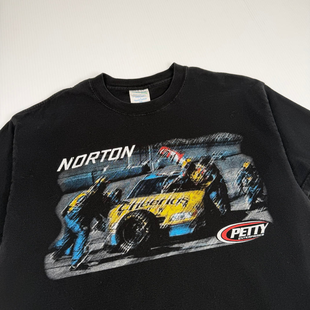 Vintage Norton NASCAR Hasta La Vista Racing Tee L