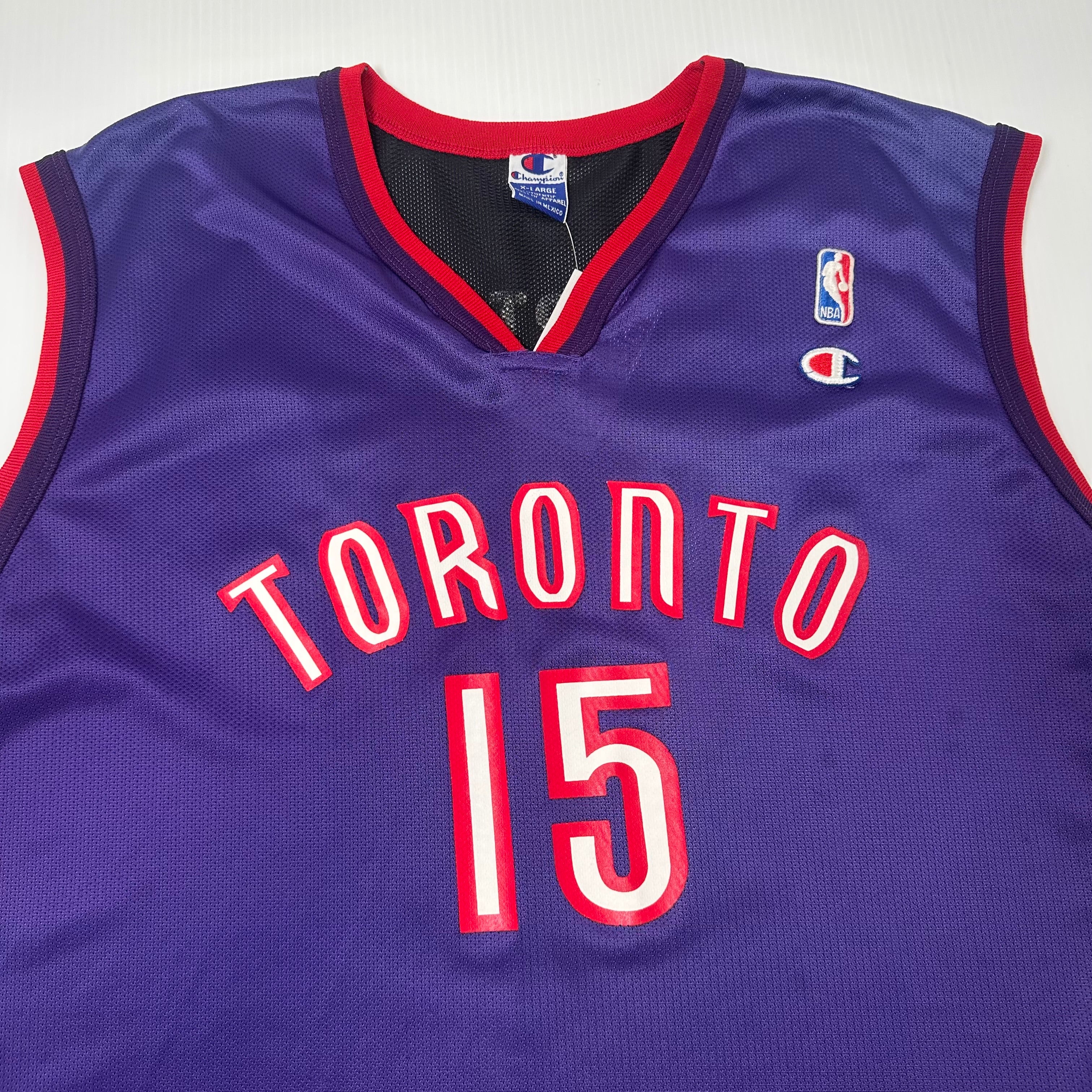 Vintage Champion Toronto Raptors #15 Carter Jersey XL