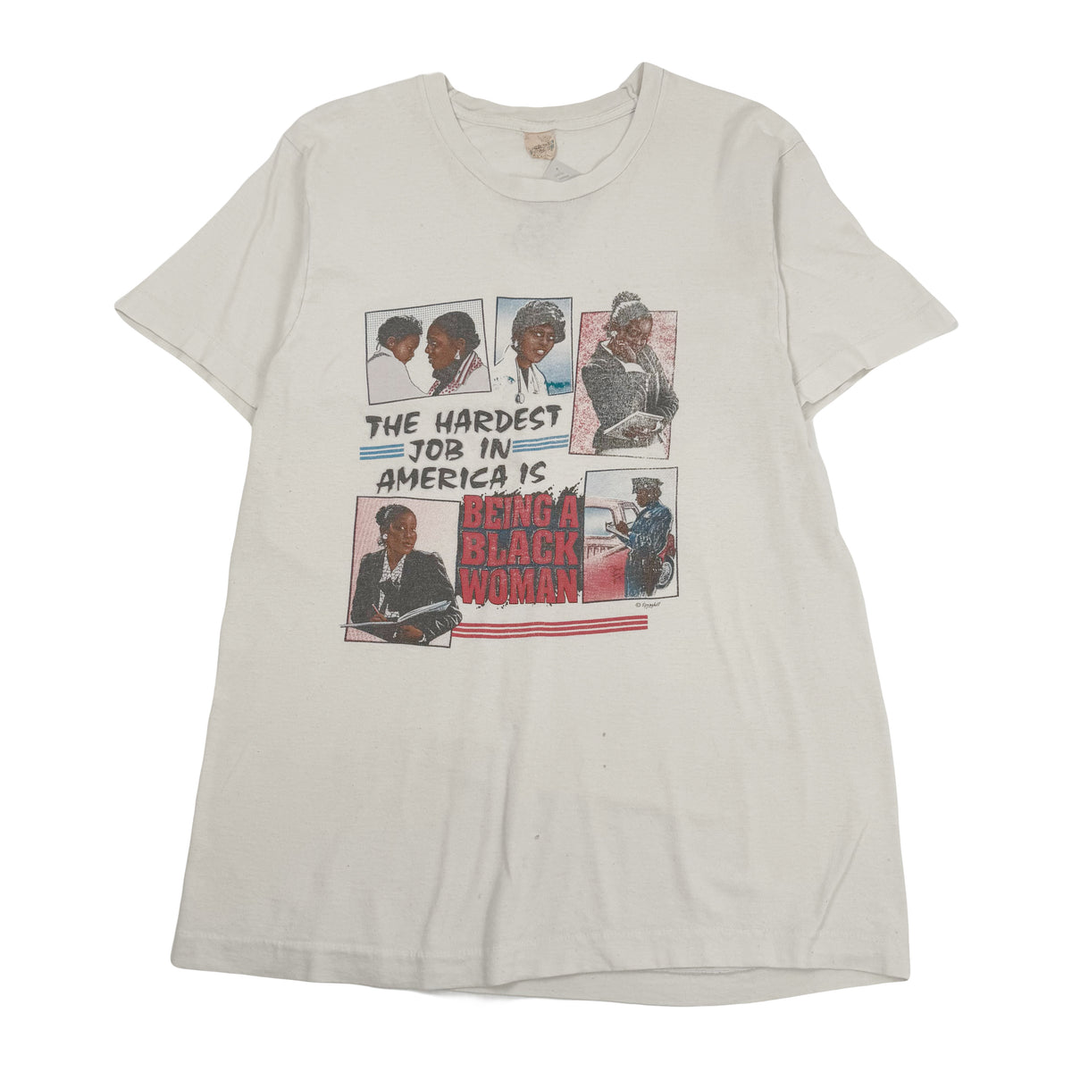 Vintage Being A Black Woman Tee L
