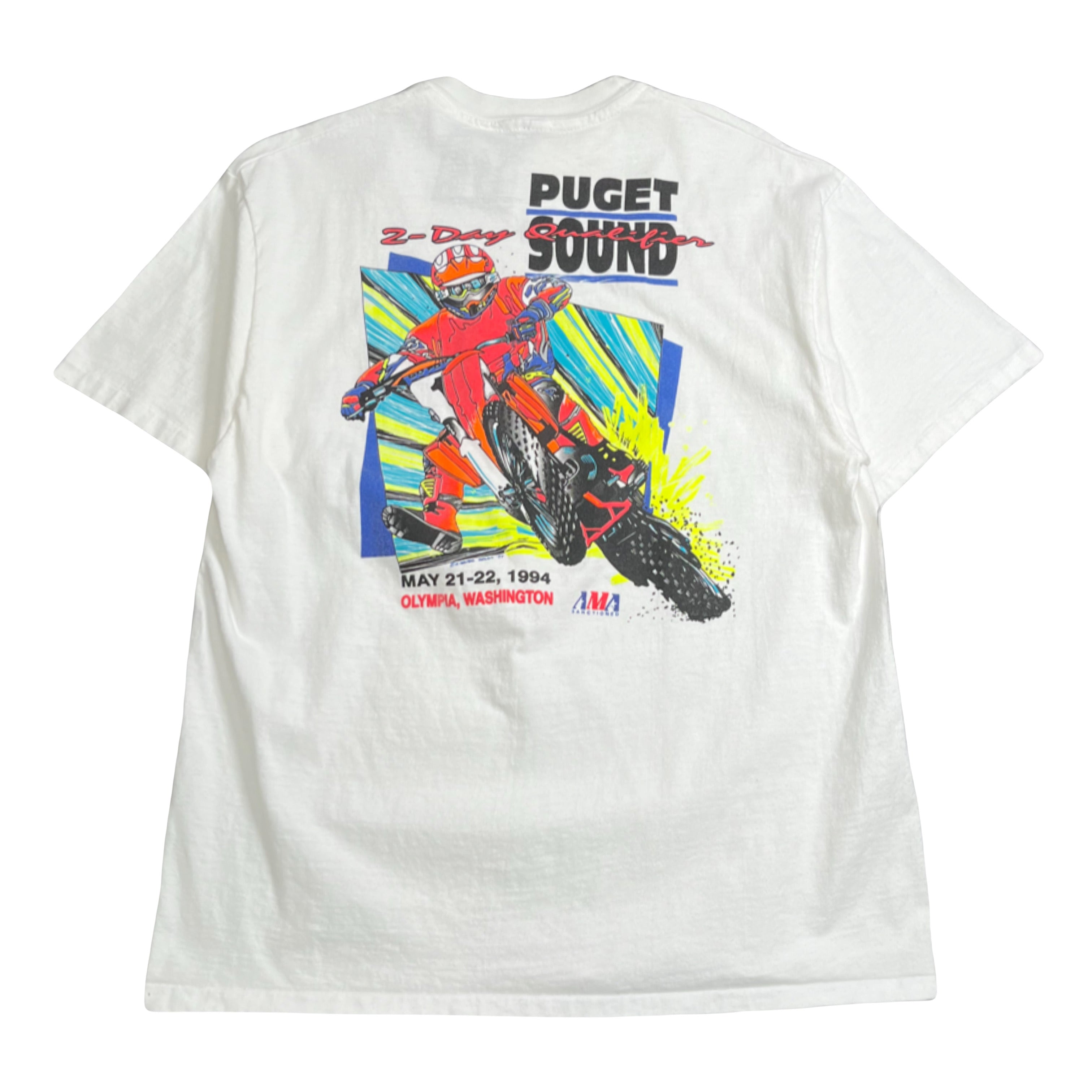 1994 Puget Sound Enduro Riders Motocross Tee L