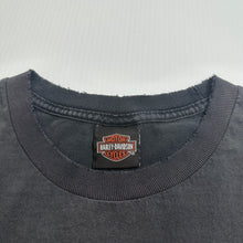 Load image into Gallery viewer, Harley Davidson Cranbrook BC Cropped Faded Graphic Tee L
