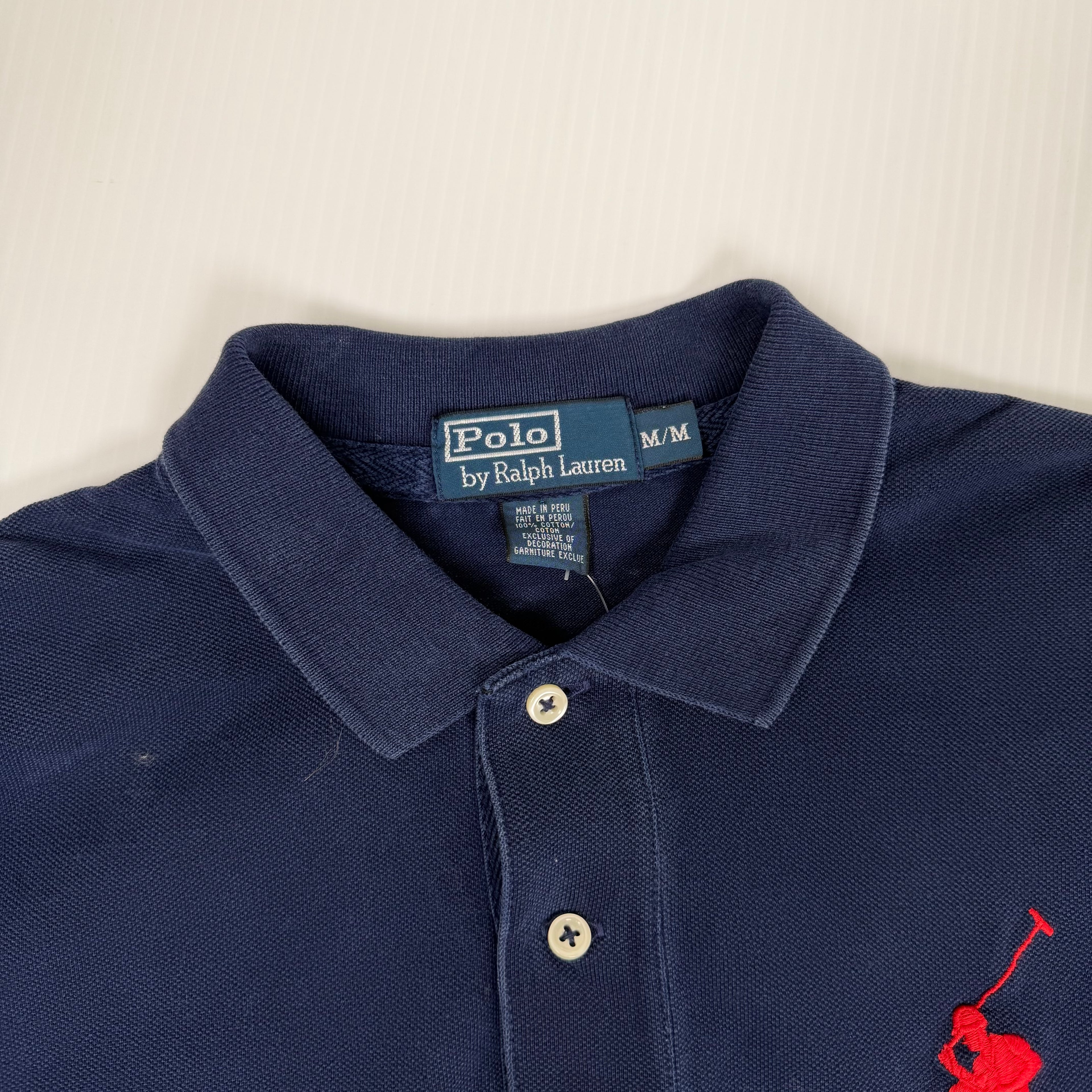 Vintage Polo Ralph Lauren Horseman Polo Shirt M