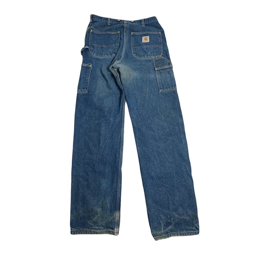Vintage Carhartt Denim Dark Wash Double Knees 32