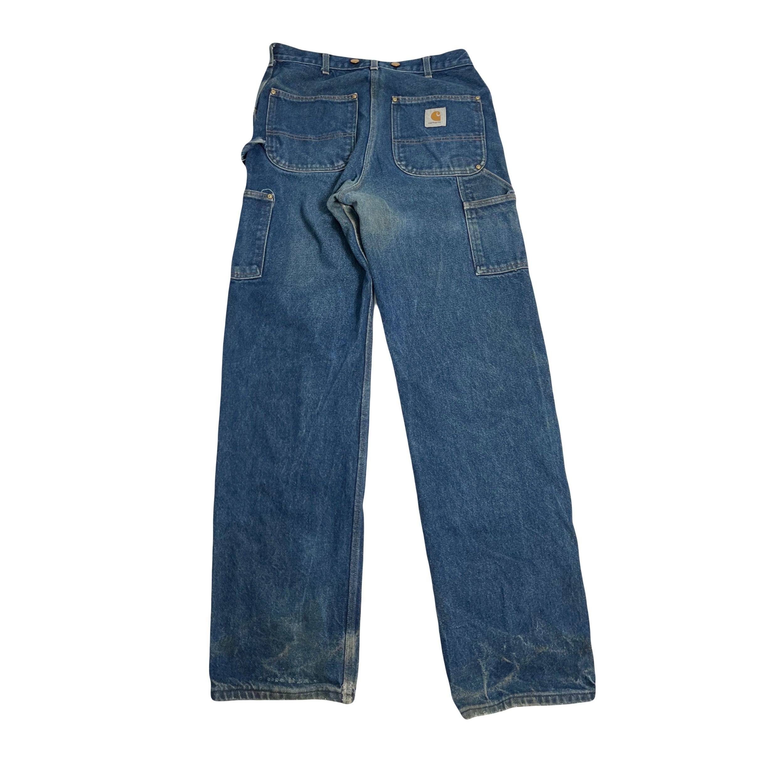 Vintage Carhartt Denim Dark Wash Double Knees 32