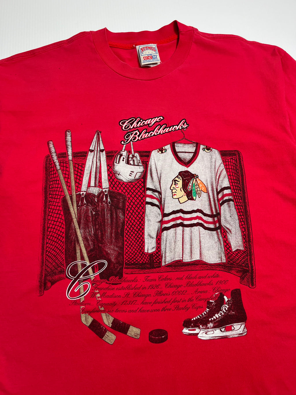90s Chicago Blackhawks NHL Tee XL